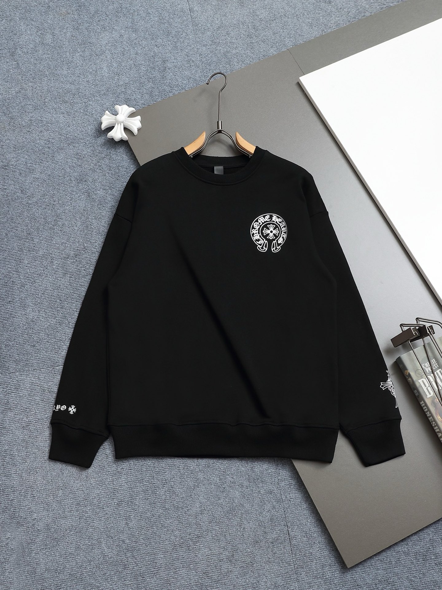 Cheap Chrome hearts Hoody in 222833, $55 USD- [IB222833] - Replica Chrome hearts Hoody