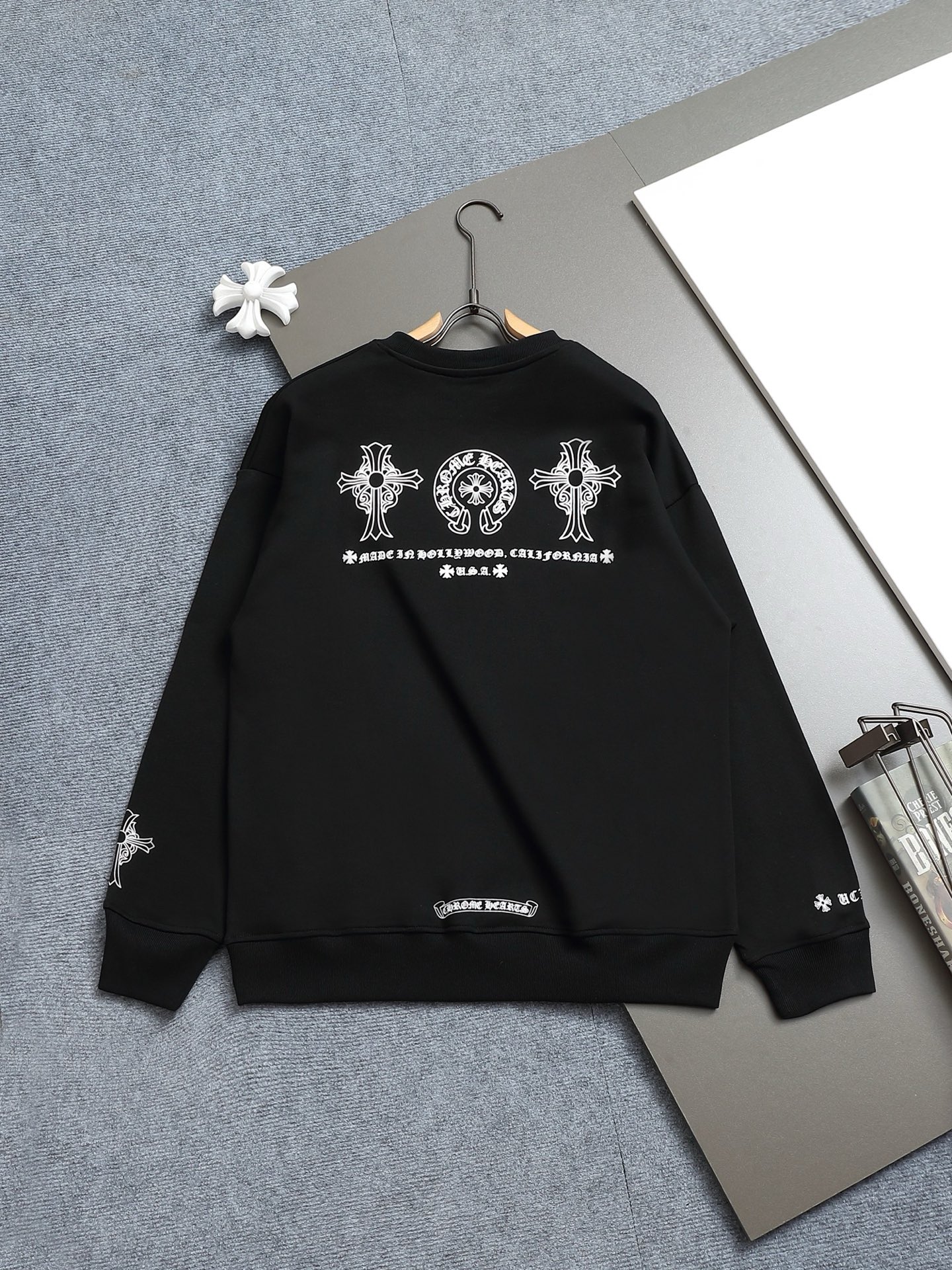 Cheap Chrome hearts Hoody in 222833, $55 USD- [IB222833] - Replica Chrome hearts Hoody