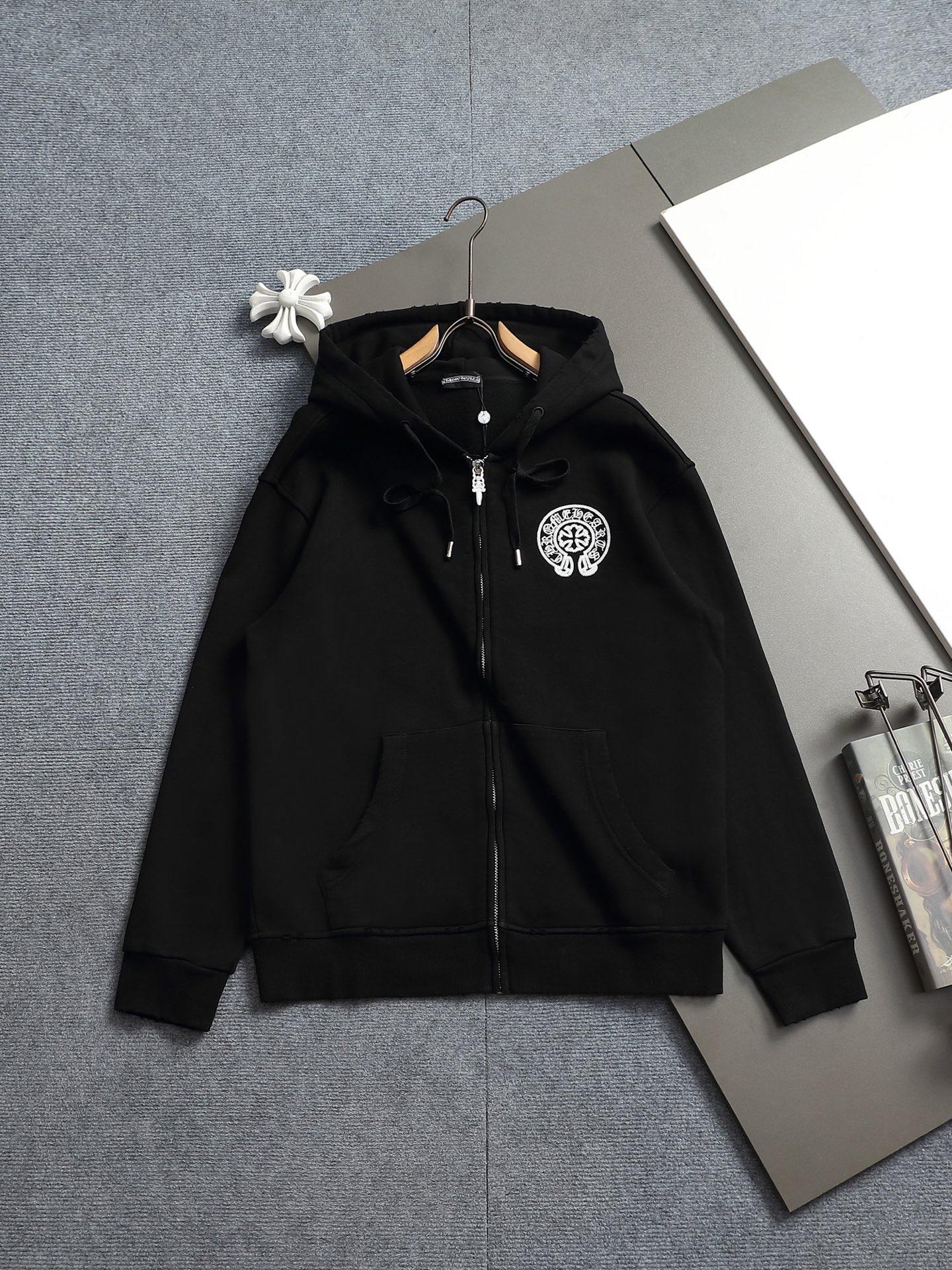 Cheap Chrome hearts Hoody in 222835, $55 USD- [IB222835] - Replica Chrome hearts Hoody