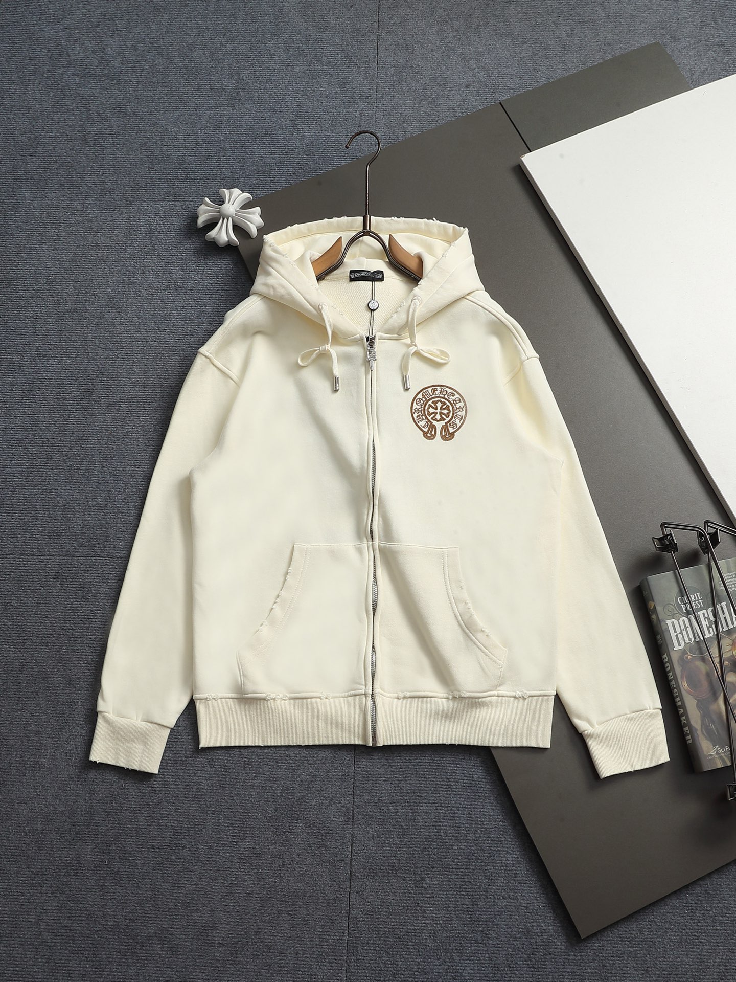 Cheap Chrome hearts Hoody in 222836, $55 USD- [IB222836] - Replica Chrome hearts Hoody
