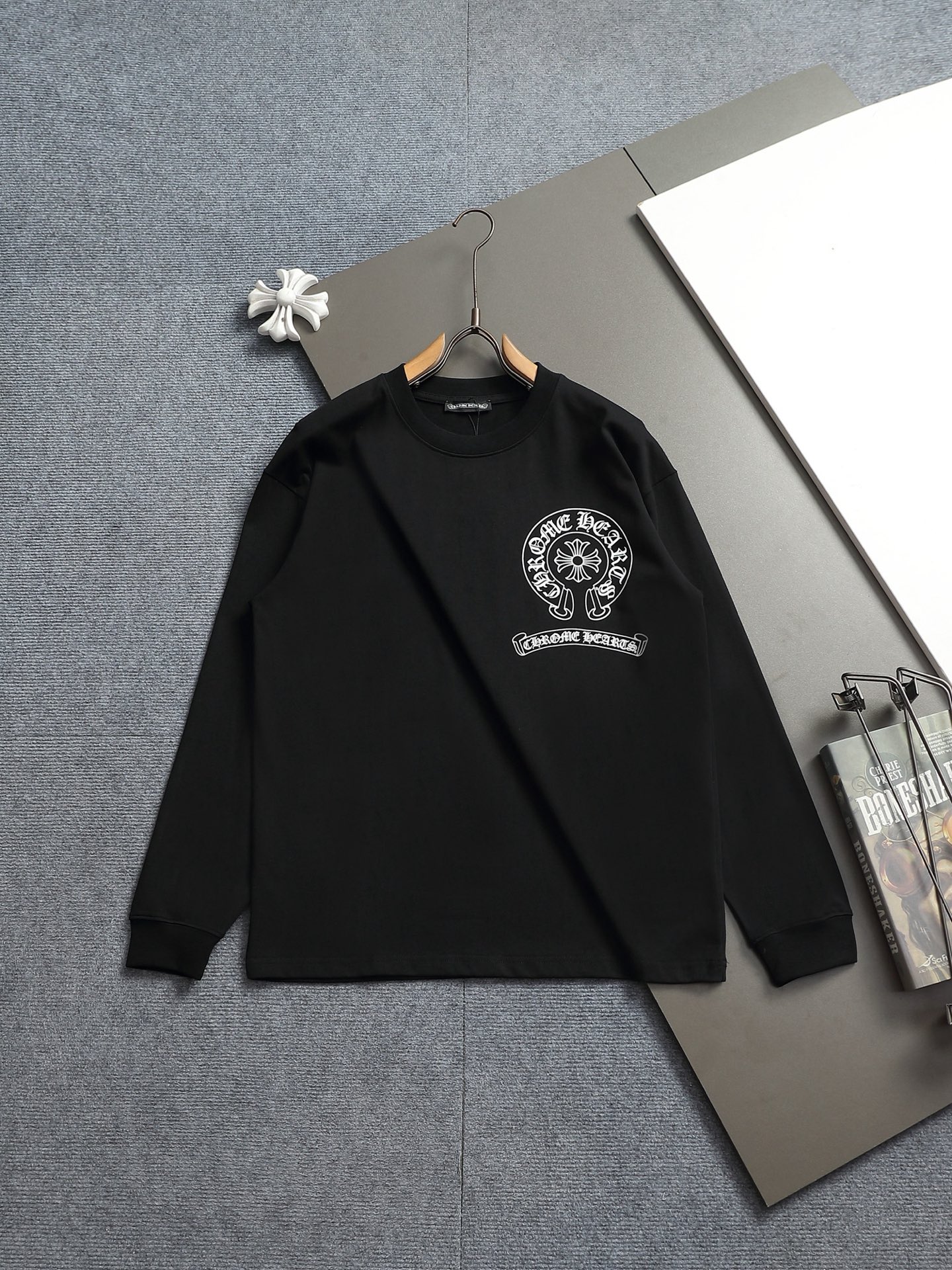 Cheap Chrome hearts Hoody in 222841, $55 USD- [IB222841] - Replica Chrome hearts Hoody