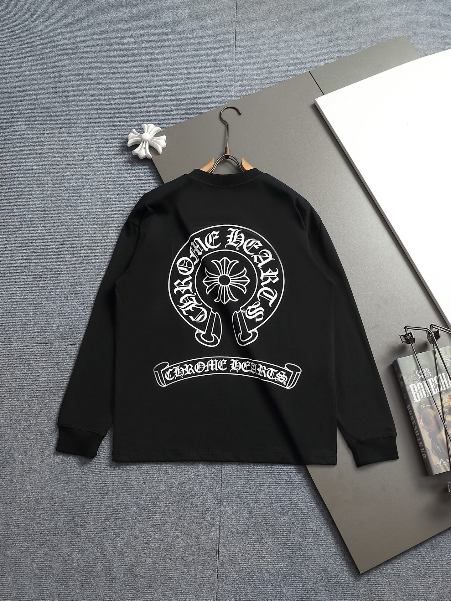 Cheap Chrome hearts Hoody in 222841, $55 USD- [IB222841] - Replica Chrome hearts Hoody