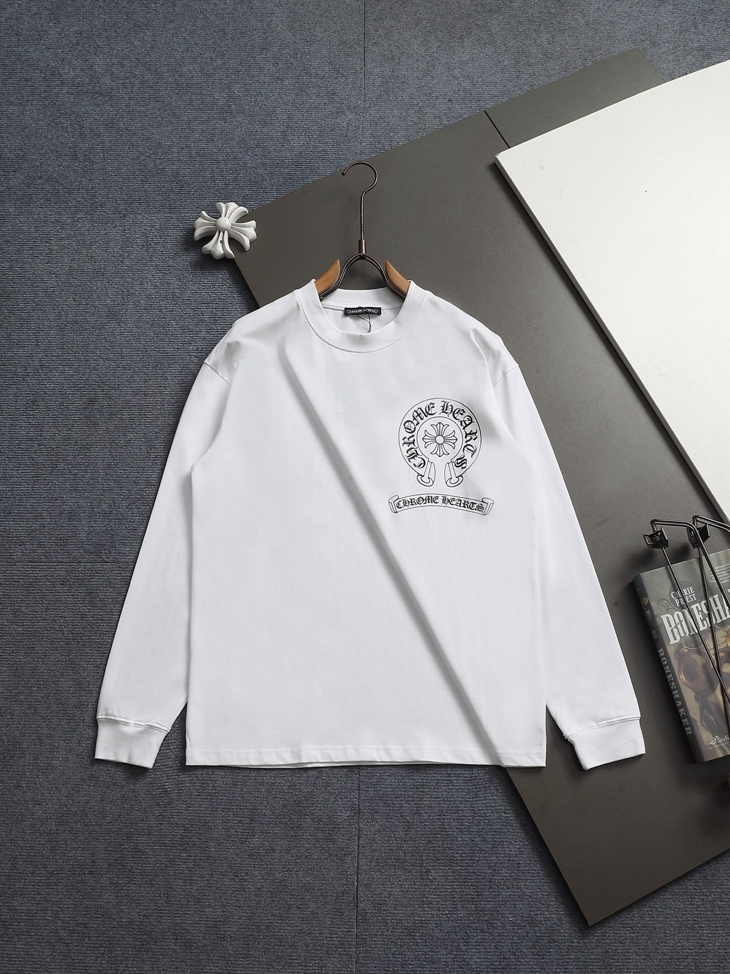 Cheap Chrome hearts Hoody in 222842, $55 USD- [IB222842] - Replica Chrome hearts Hoody
