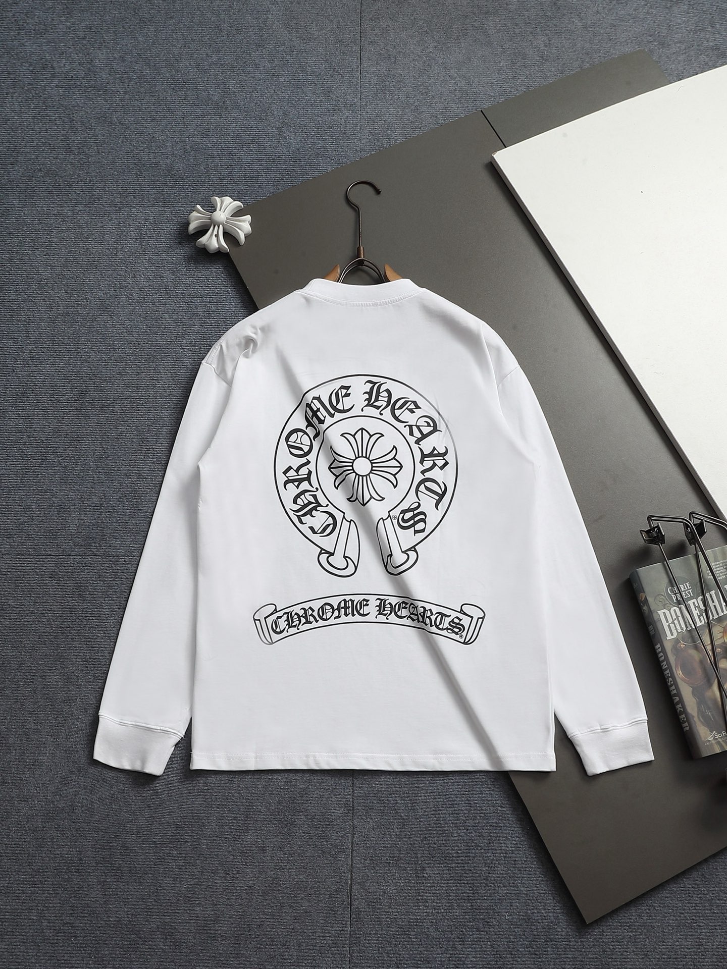 Cheap Chrome hearts Hoody in 222842, $55 USD- [IB222842] - Replica Chrome hearts Hoody