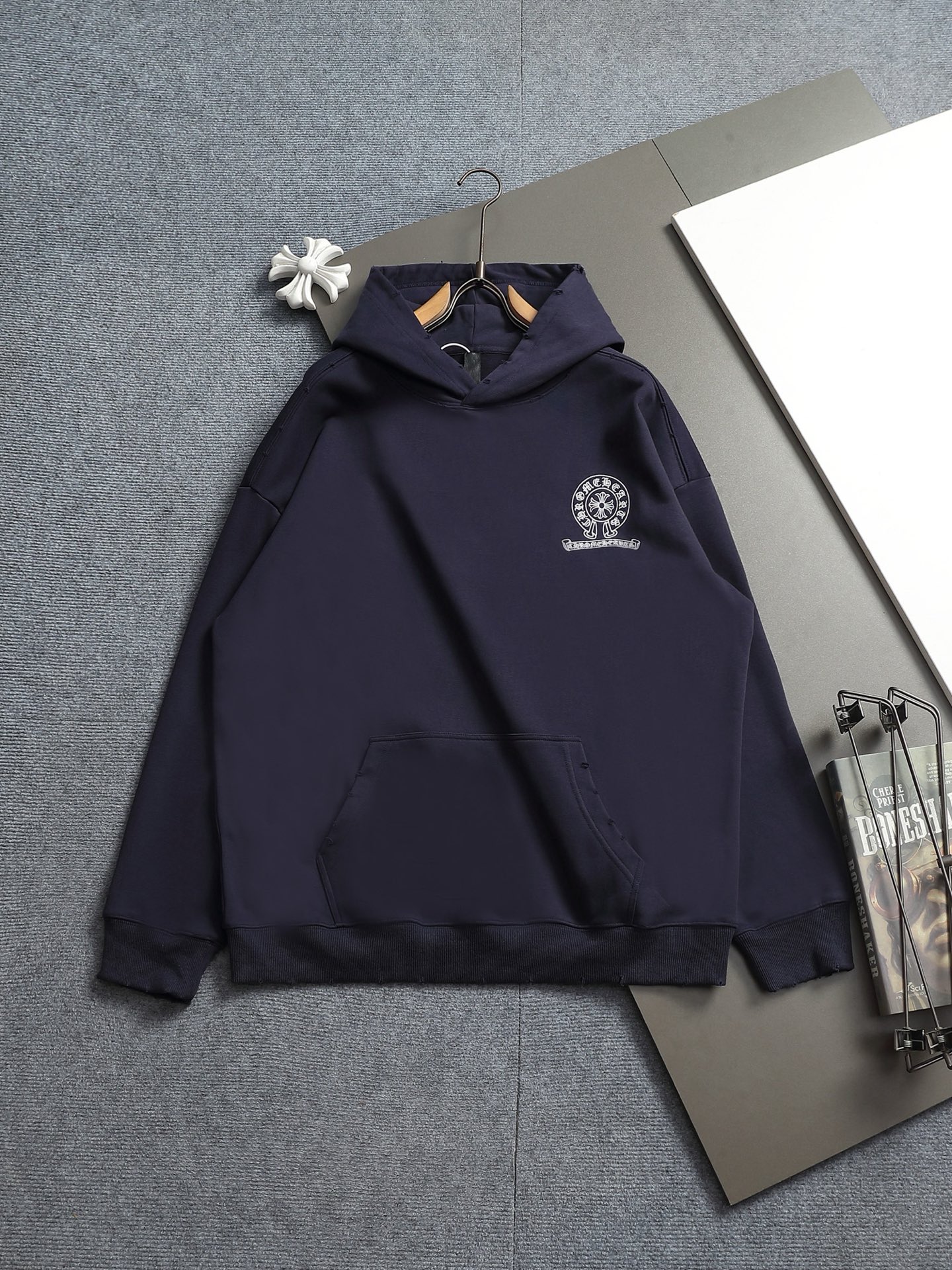 Cheap Chrome hearts Hoody in 222845, $60 USD- [IB222845] - Replica Chrome hearts Hoody