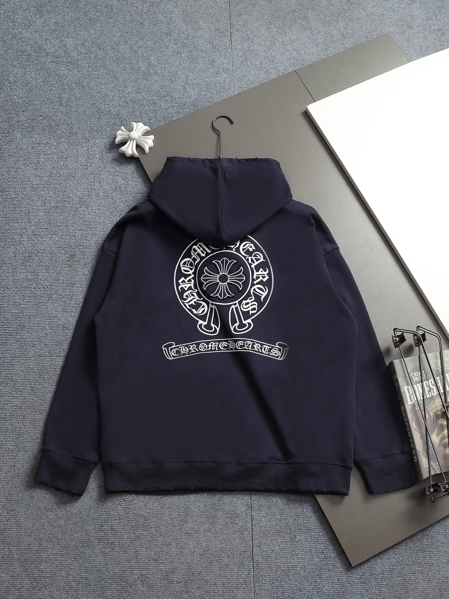 Cheap Chrome hearts Hoody in 222845, $60 USD- [IB222845] - Replica Chrome hearts Hoody