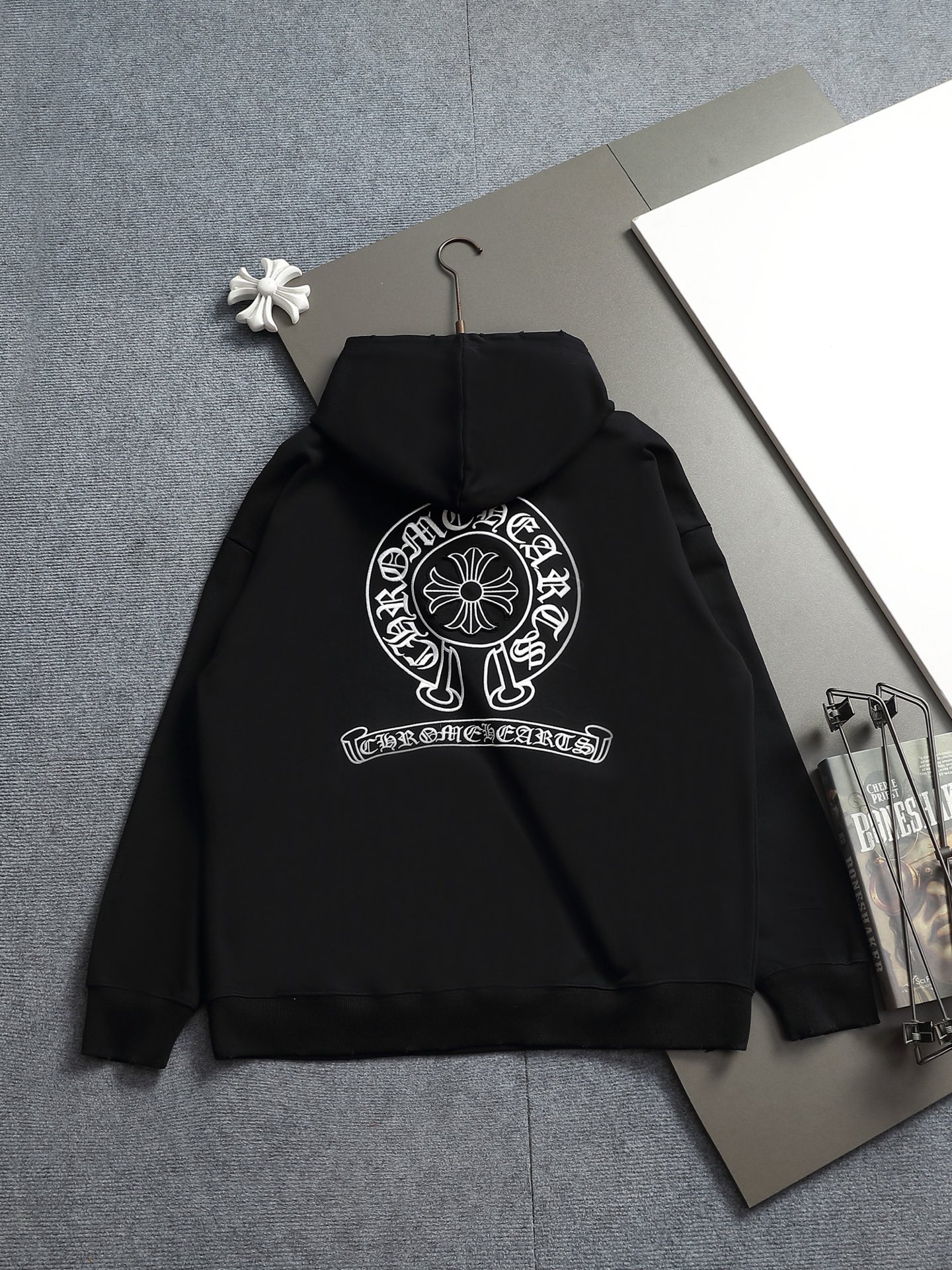 Cheap Chrome hearts Hoody in 222846, $60 USD- [IB222846] - Replica Chrome hearts Hoody