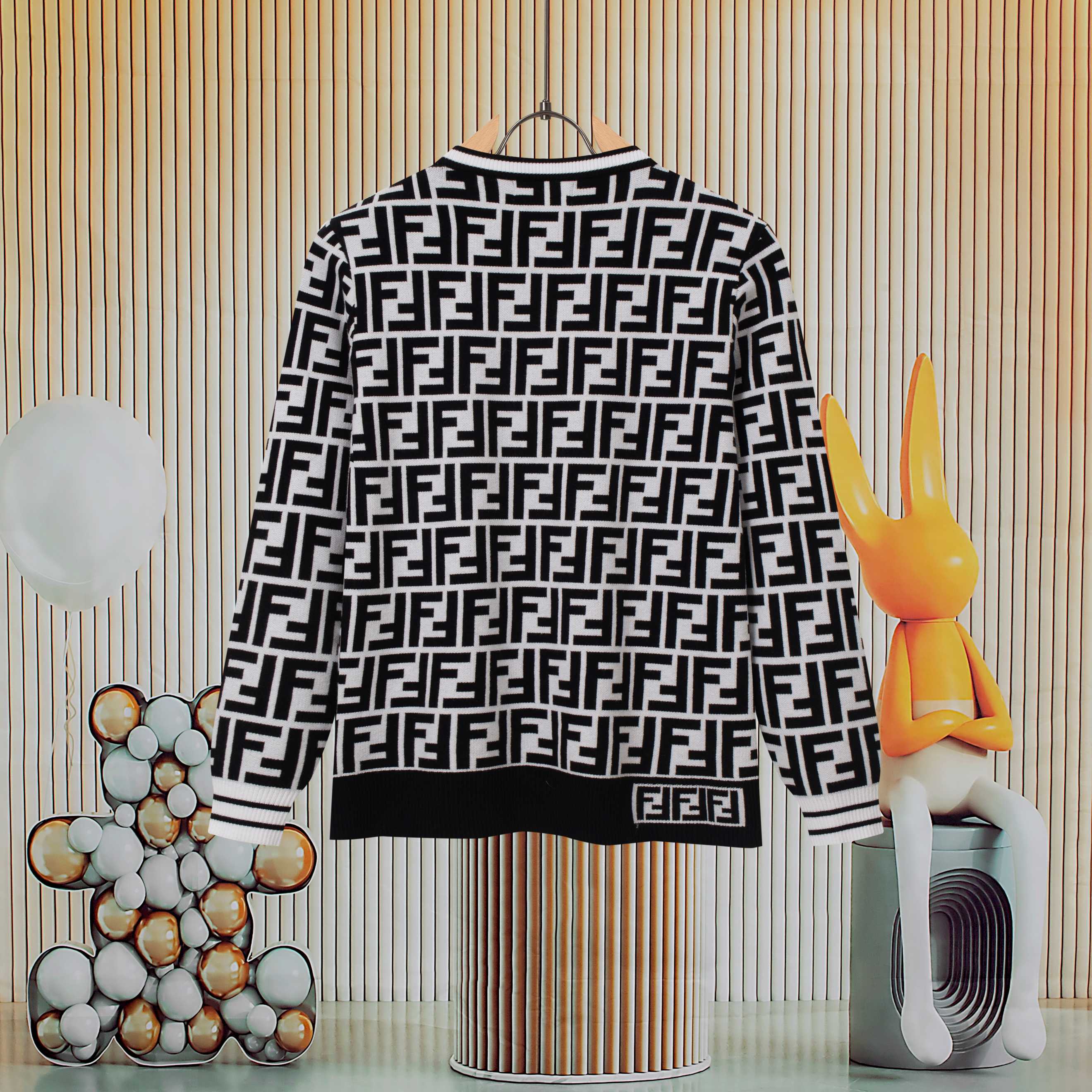 Cheap Fendi Sweaters for Women in 222896, $45 USD- [IB222896] - Replica Fendi Sweaters for Women
