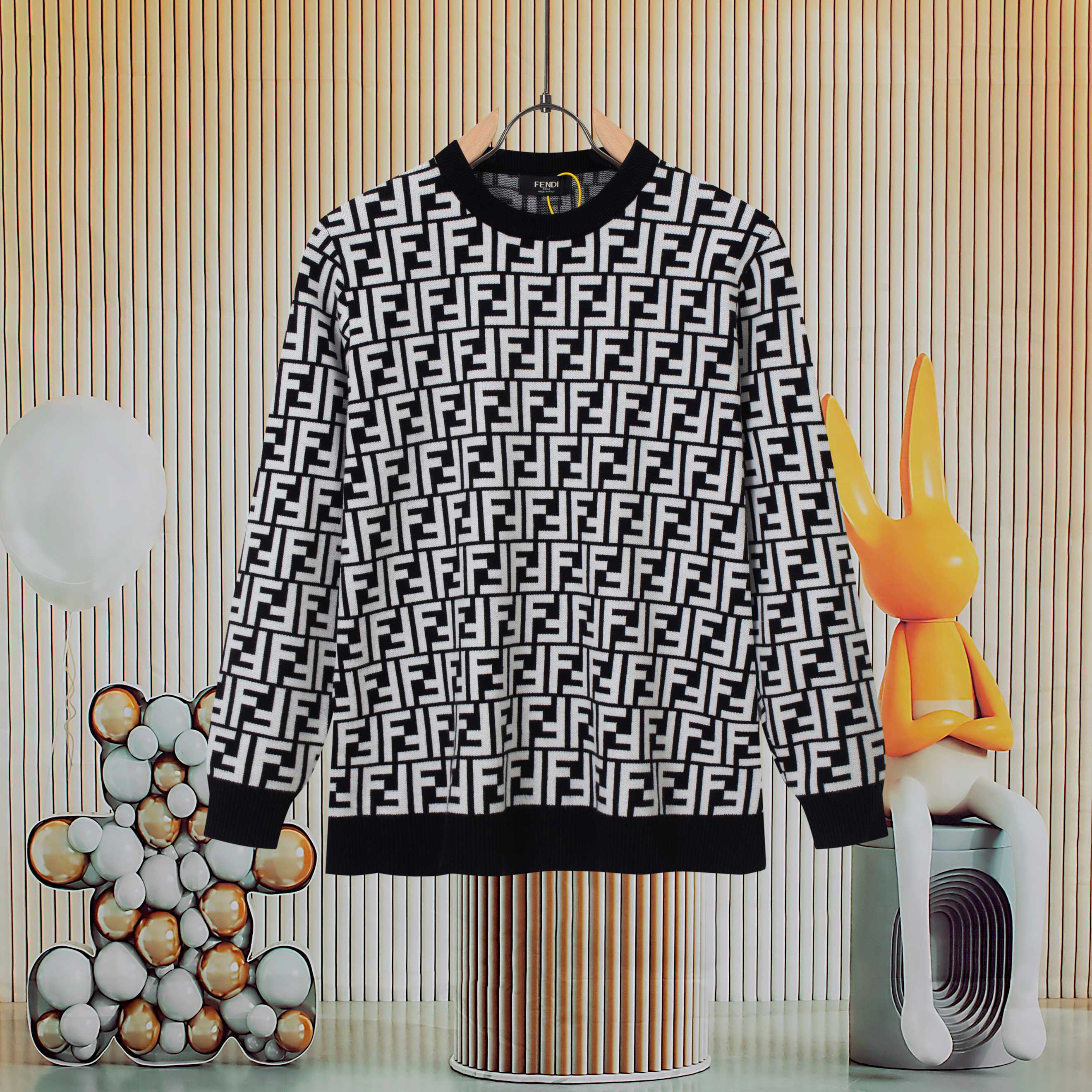 Cheap Fendi Sweaters for Women in 222897, $45 USD- [IB222897] - Replica Fendi Sweaters for Women