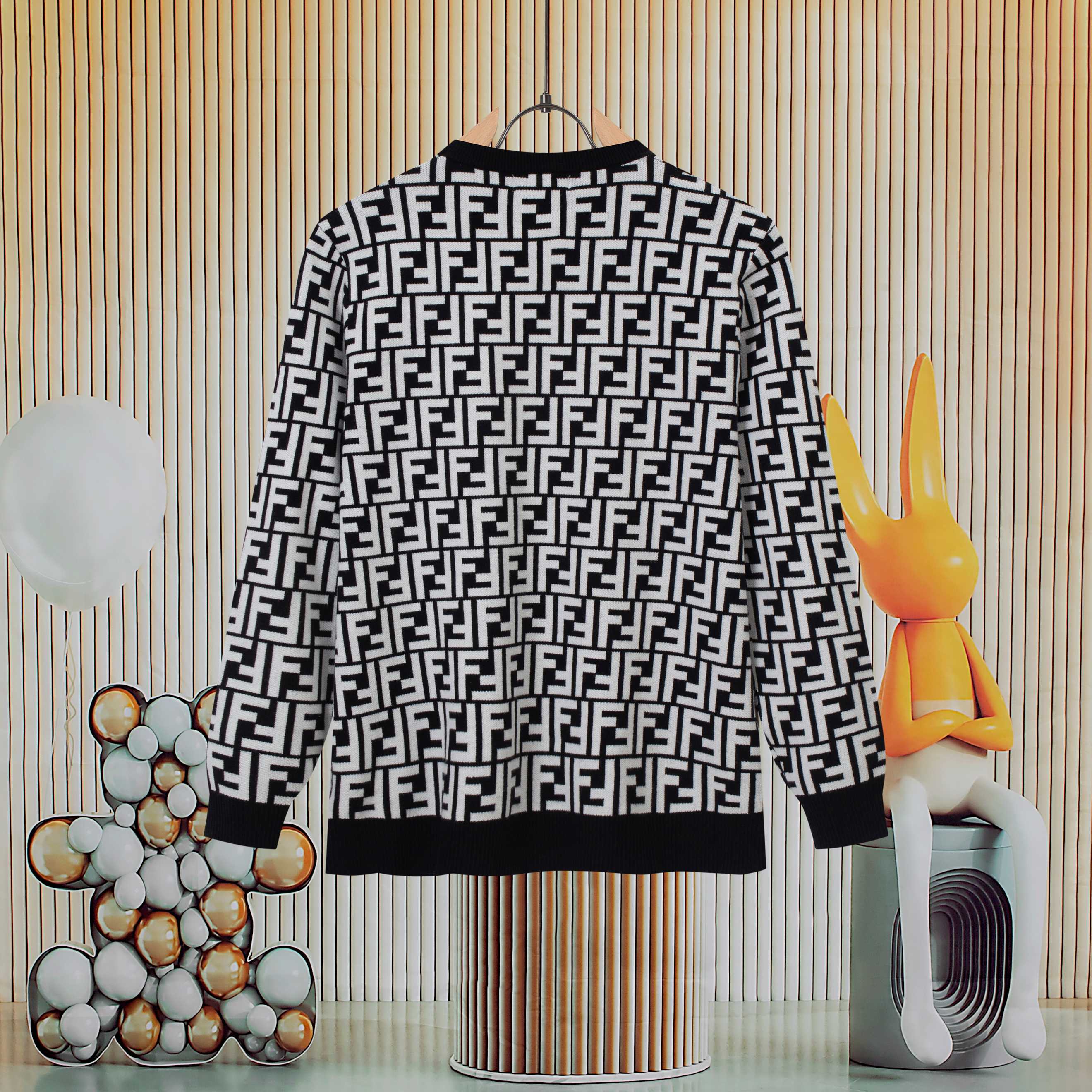 Cheap Fendi Sweaters for Women in 222897, $45 USD- [IB222897] - Replica Fendi Sweaters for Women