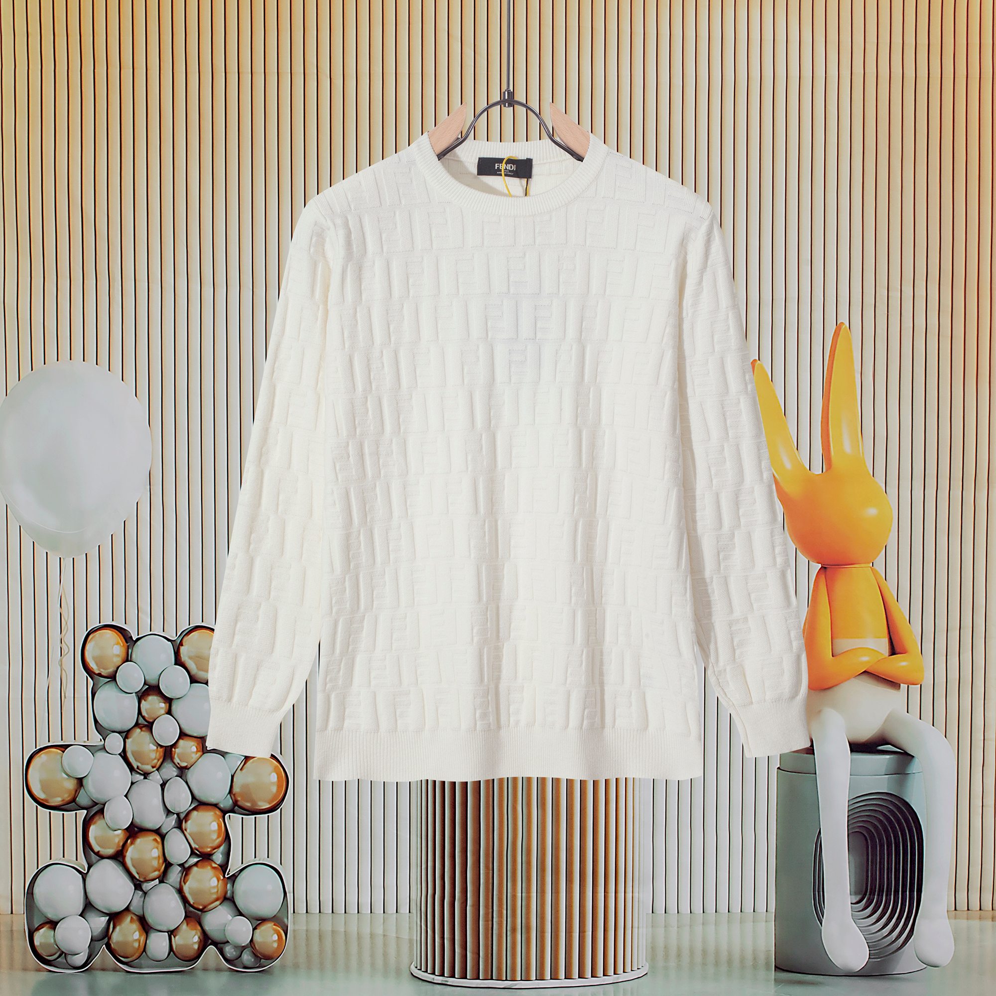 Cheap Fendi Sweaters for Women in 222899, $45 USD- [IB222899] - Replica Fendi Sweaters for Women