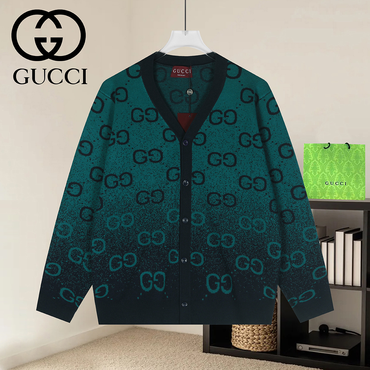 Cheap Gucci Sweaters for Men in 223008, $50 USD- [IB223008] - Replica Gucci Sweaters for Men