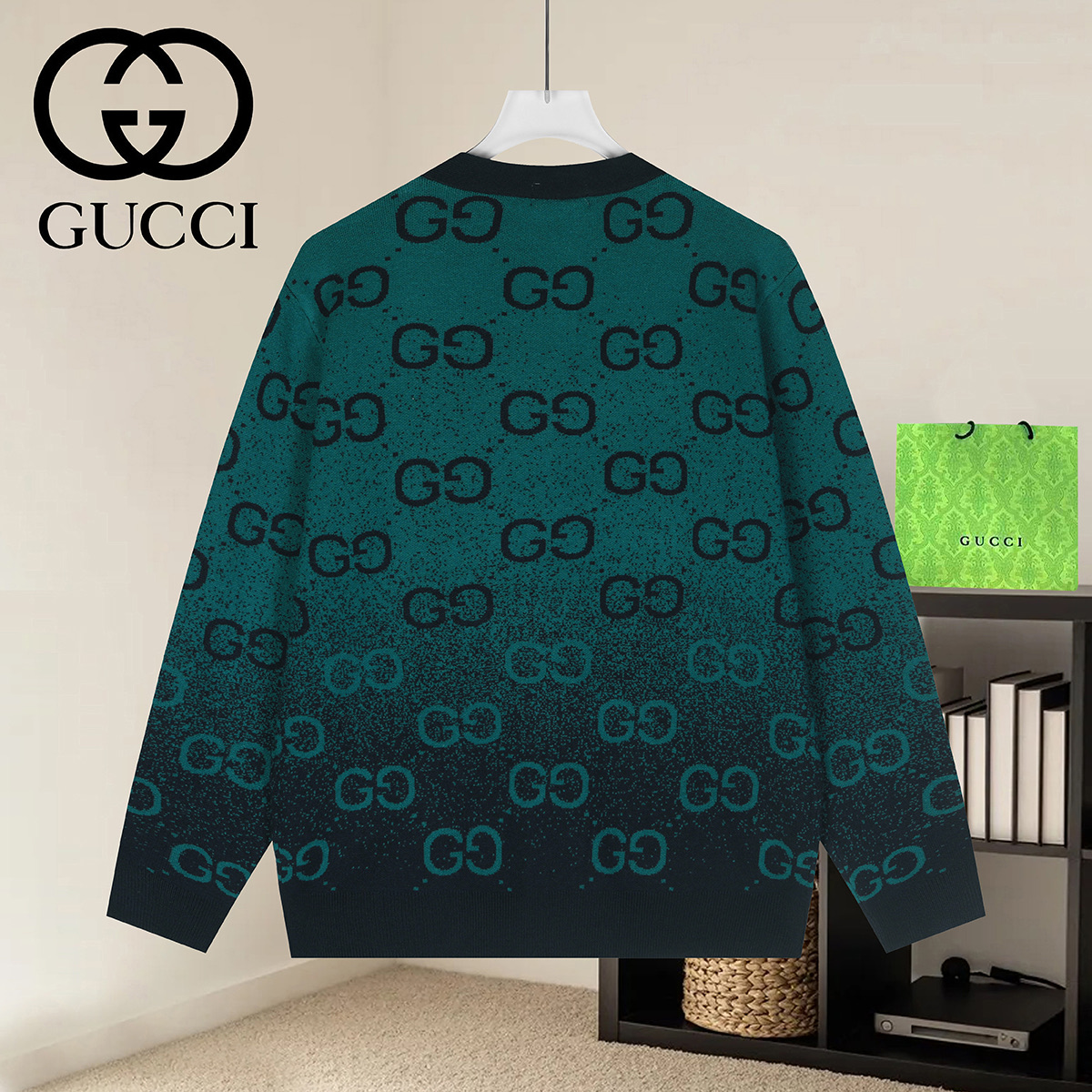 Cheap Gucci Sweaters for Men in 223008, $50 USD- [IB223008] - Replica Gucci Sweaters for Men