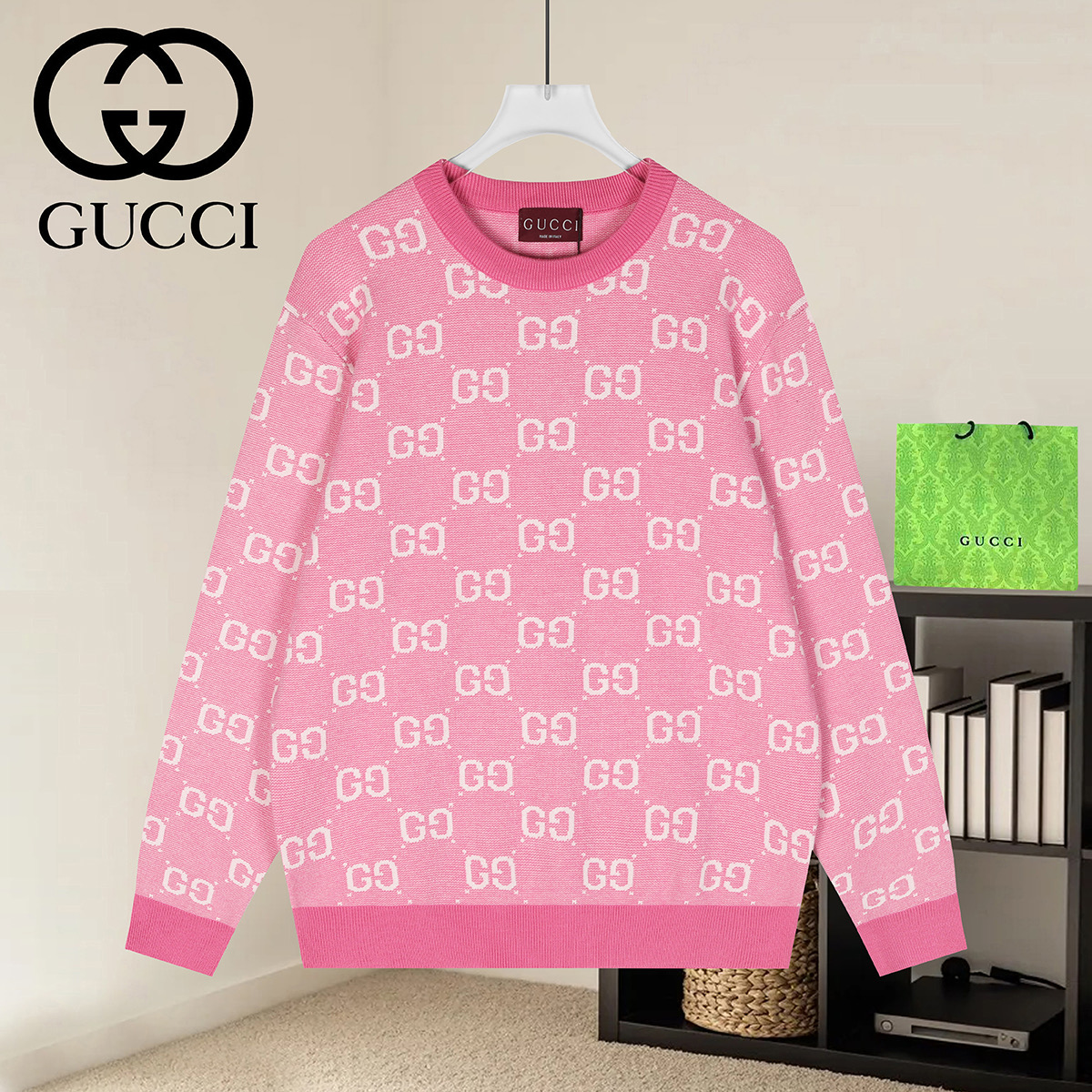 Cheap Gucci Sweaters for Men in 223013, $50 USD- [IB223013] - Replica Gucci Sweaters for Men