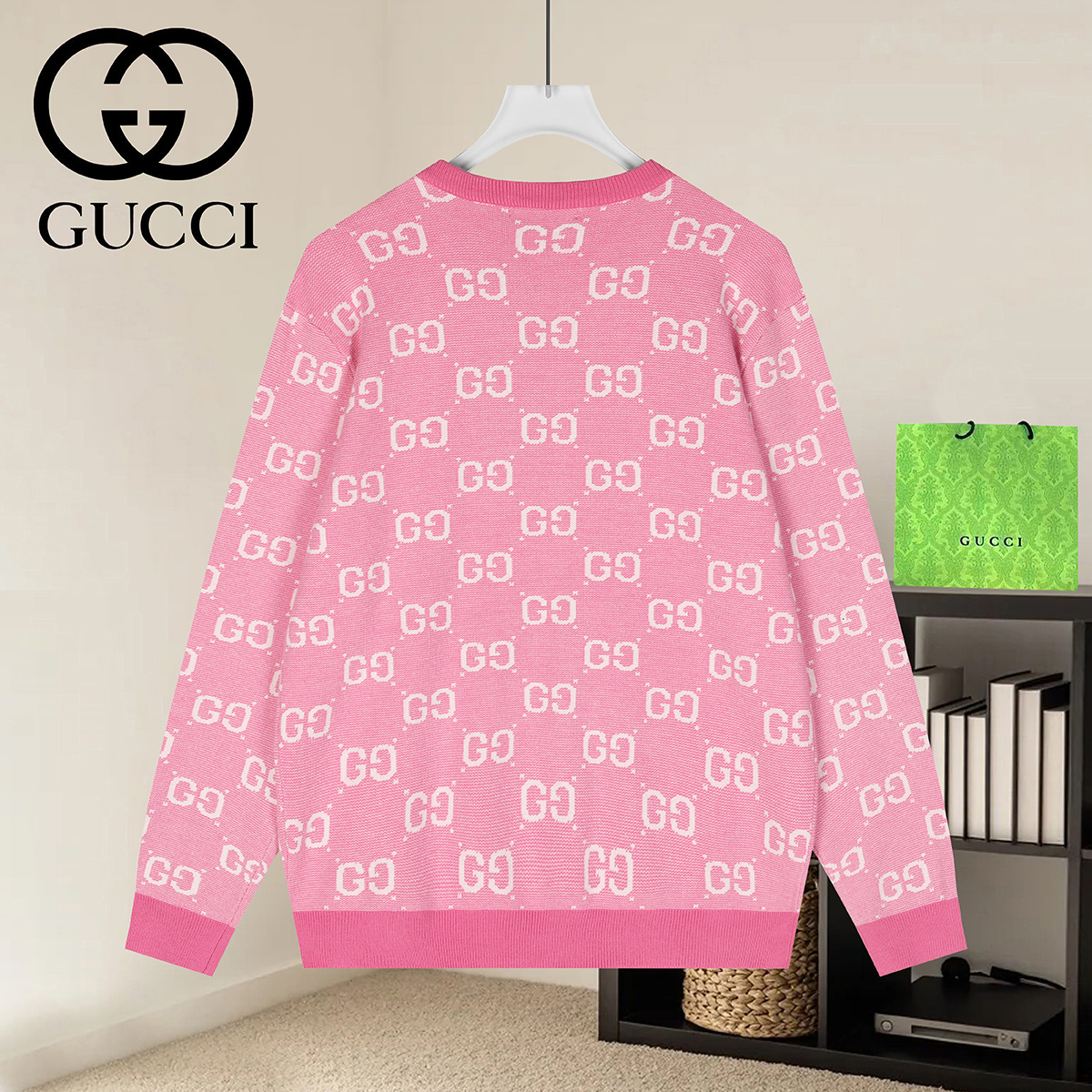 Cheap Gucci Sweaters for Men in 223013, $50 USD- [IB223013] - Replica Gucci Sweaters for Men