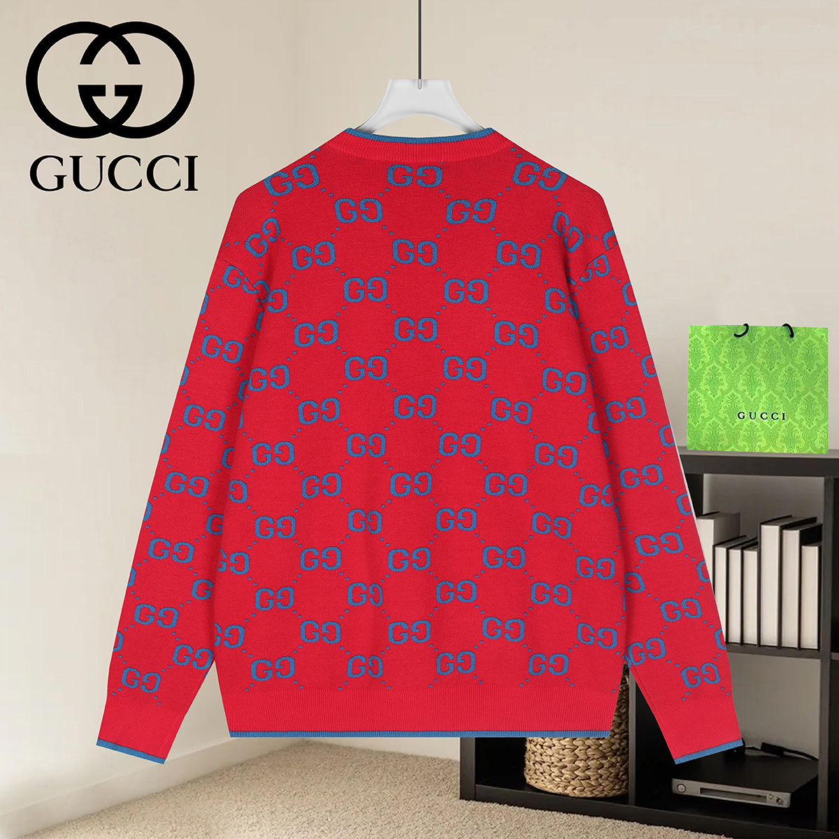 Cheap Gucci Sweaters for Men in 223020, $50 USD- [IB223020] - Replica Gucci Sweaters for Men
