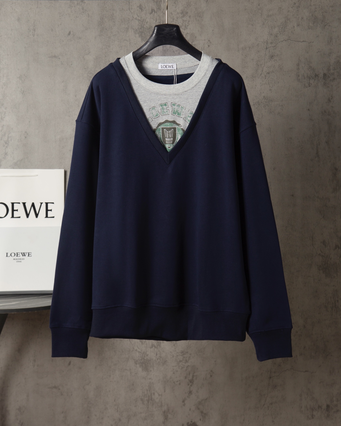 Cheap Loewe Hoodies in 223094, $50 USD- [IB223094] - Replica Loewe Hoodies