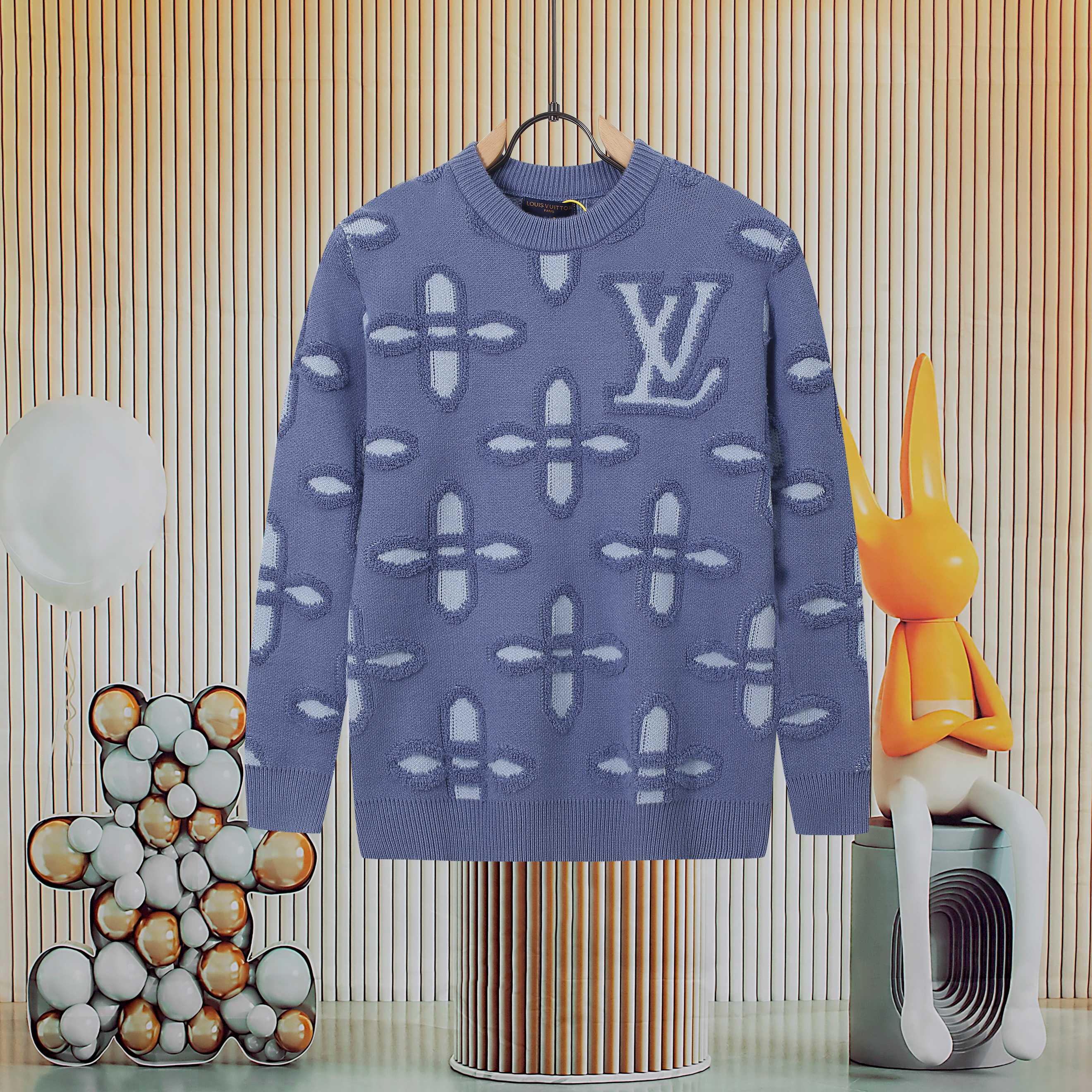 Cheap Louis Vuitton  Sweaters for Men in 223114, $50 USD- [IB223114] - Replica Louis Vuitton  Sweaters for Men