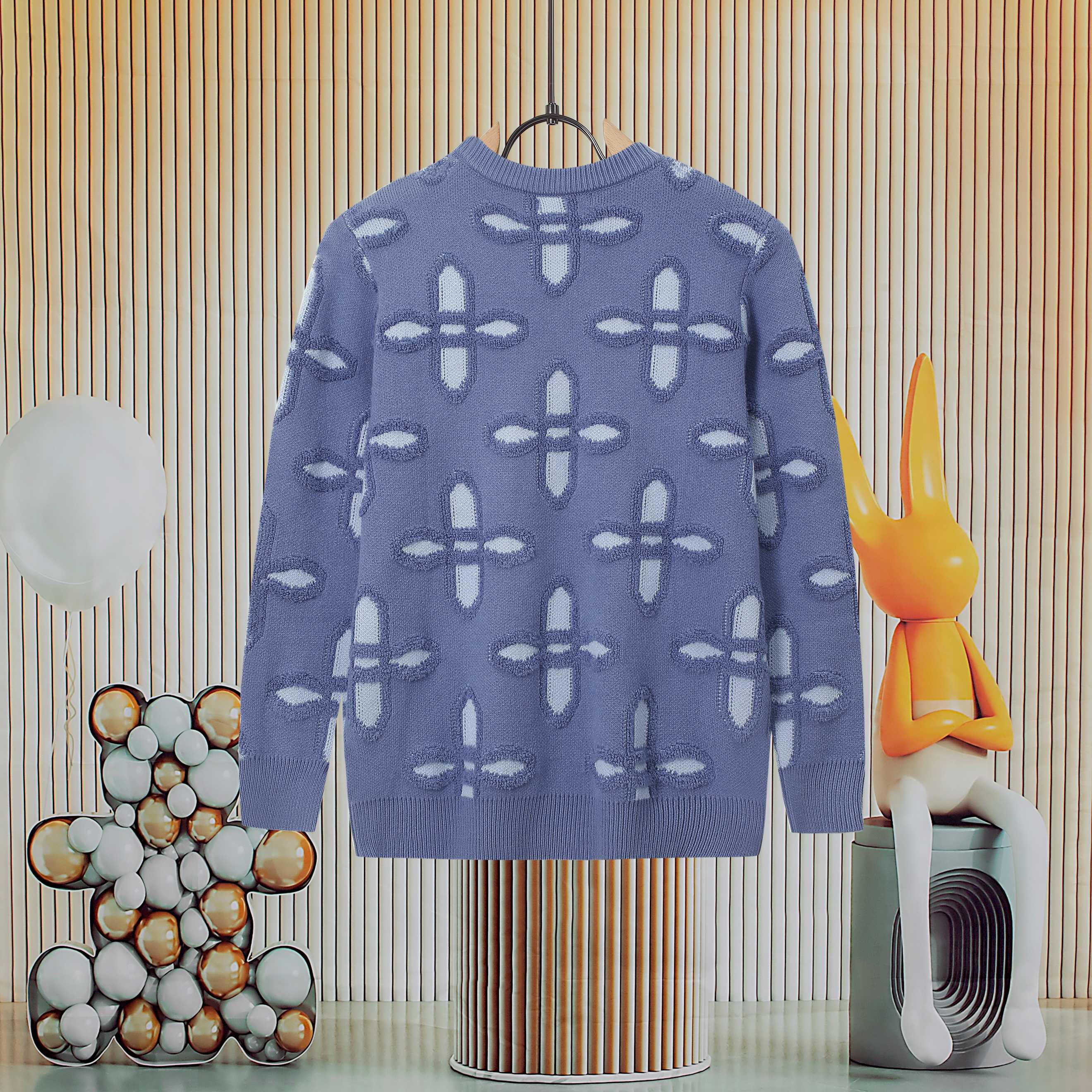 Cheap Louis Vuitton  Sweaters for Men in 223114, $50 USD- [IB223114] - Replica Louis Vuitton  Sweaters for Men