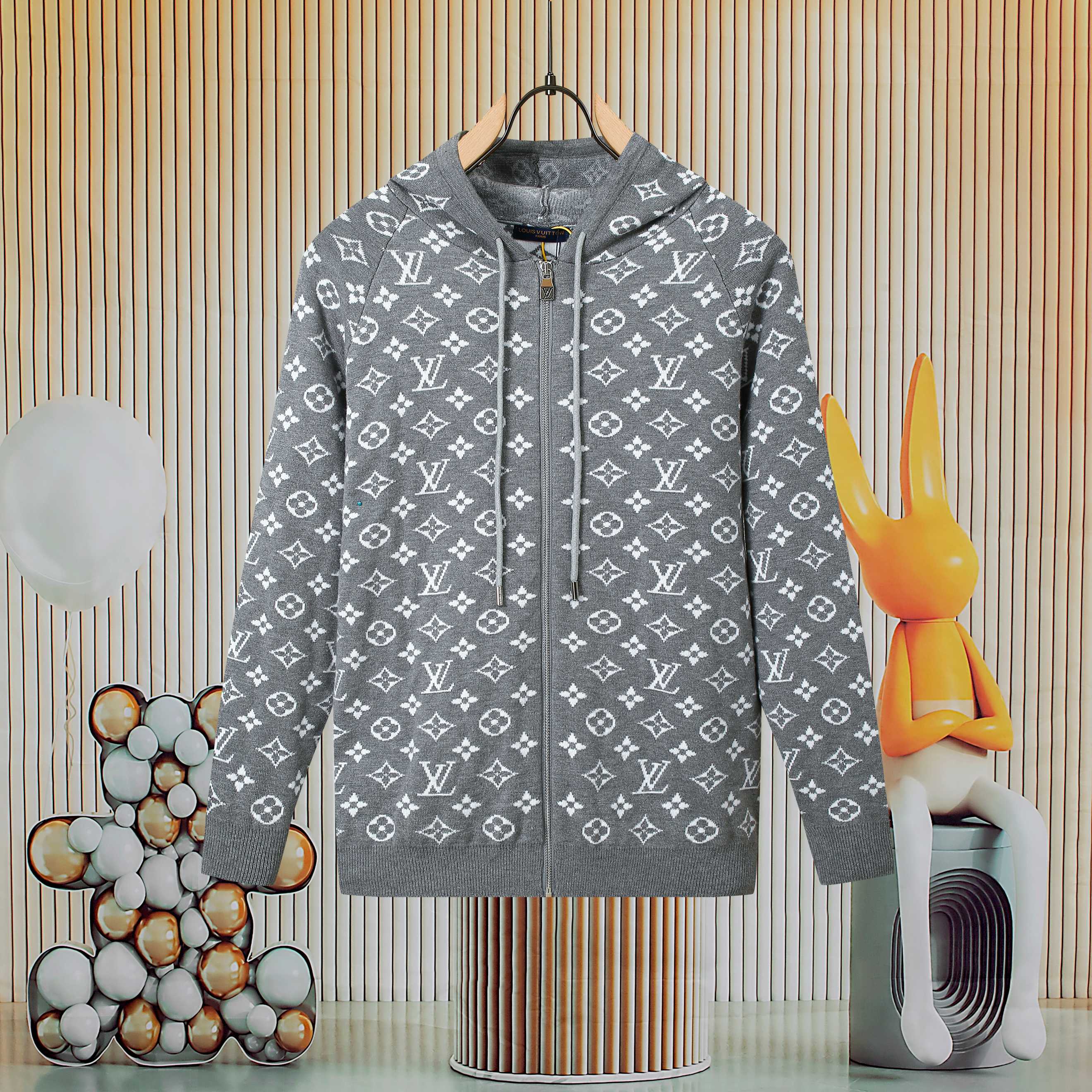 Cheap Louis Vuitton  Sweaters for Men in 223118, $55 USD- [IB223118] - Replica Louis Vuitton  Sweaters for Men