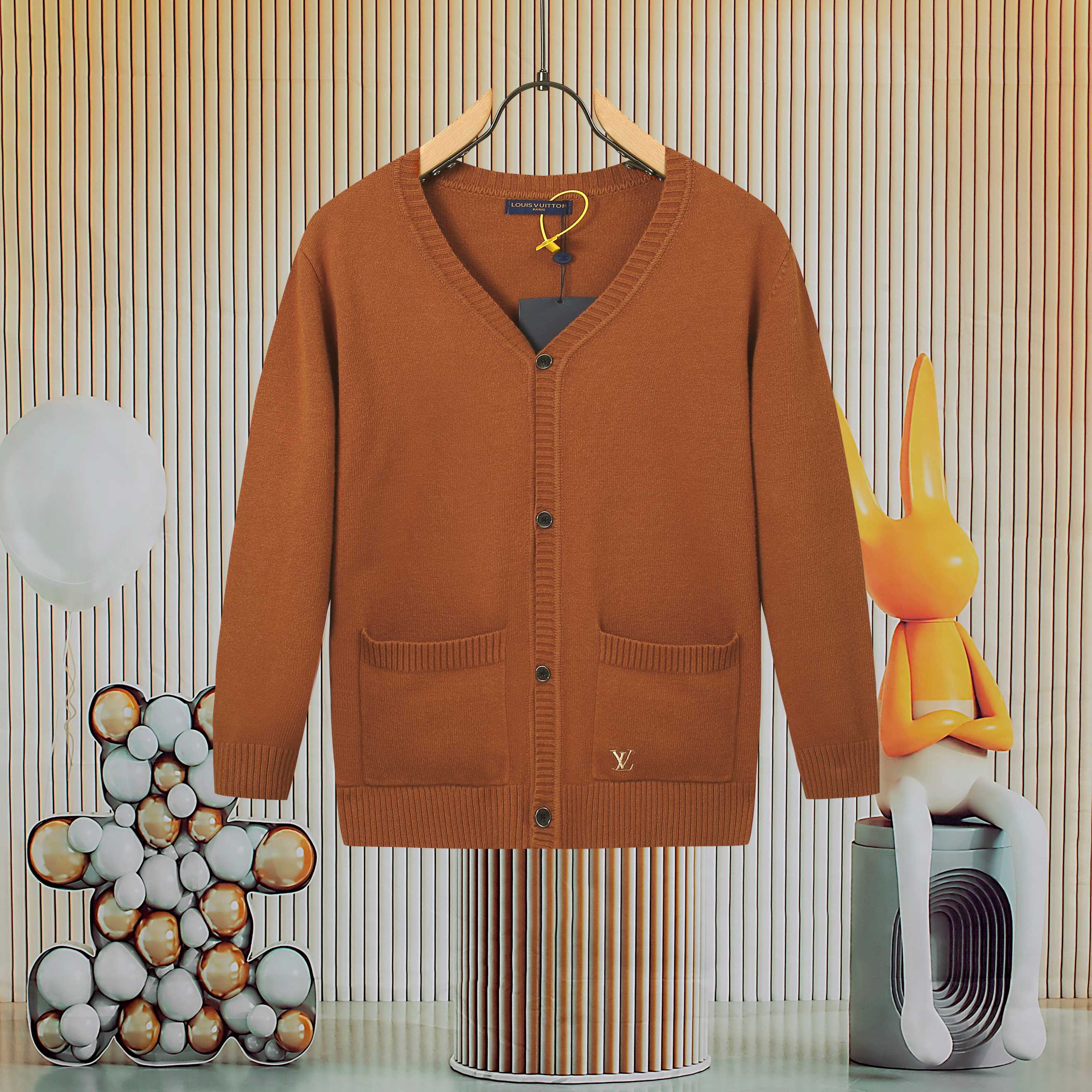 Cheap Louis Vuitton  Sweaters for Men in 223120, $55 USD- [IB223120] - Replica Louis Vuitton  Sweaters for Men