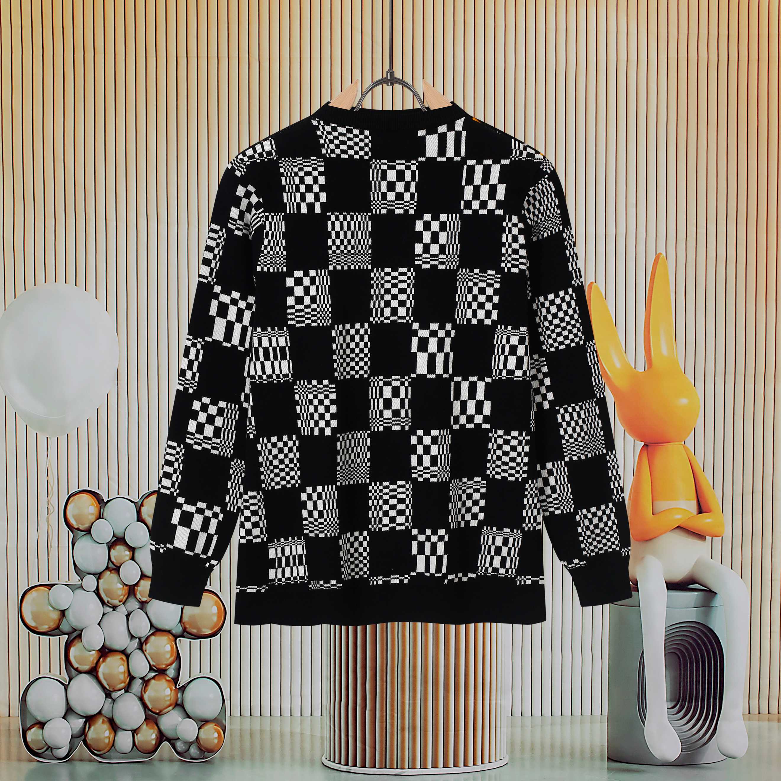 Cheap Louis Vuitton  Sweaters for Men in 223121, $55 USD- [IB223121] - Replica Louis Vuitton  Sweaters for Men