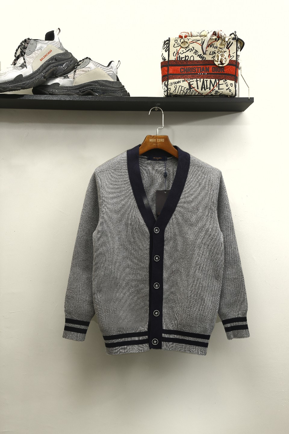 Cheap Louis Vuitton  Sweaters for Men in 223125, $45 USD- [IB223125] - Replica Louis Vuitton  Sweaters for Men