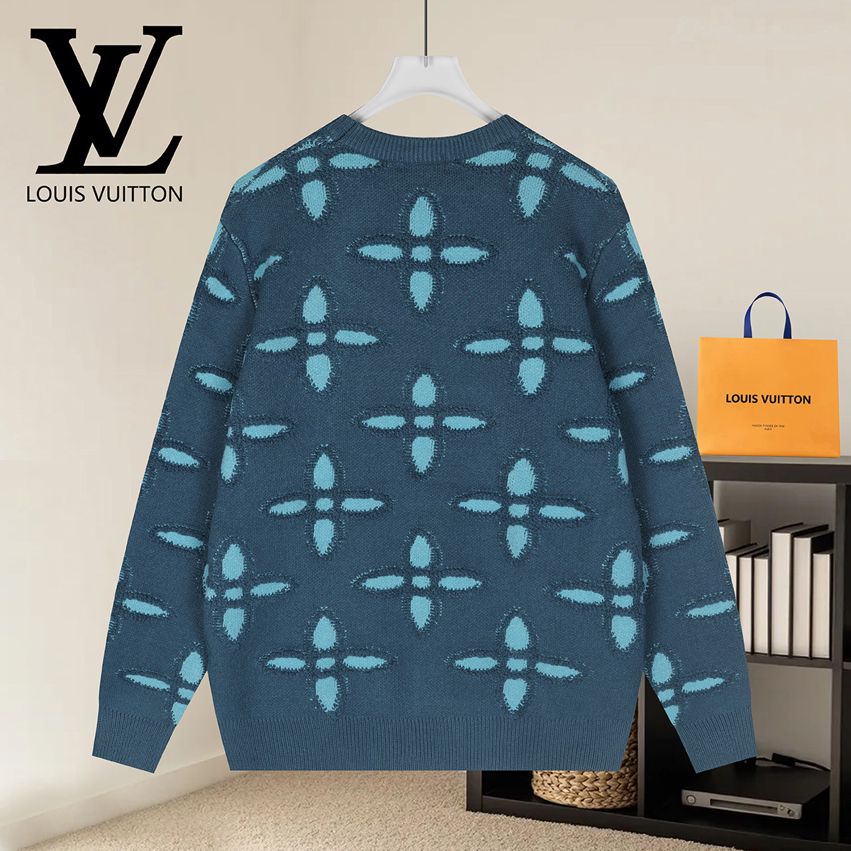 Cheap Louis Vuitton  Sweaters for Men in 223161, $50 USD- [IB223161] - Replica Louis Vuitton  Sweaters for Men