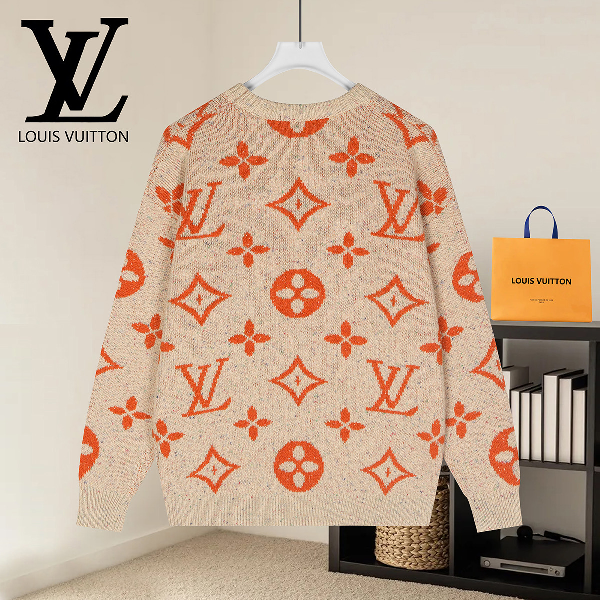 Cheap Louis Vuitton  Sweaters for Men in 223163, $50 USD- [IB223163] - Replica Louis Vuitton  Sweaters for Men