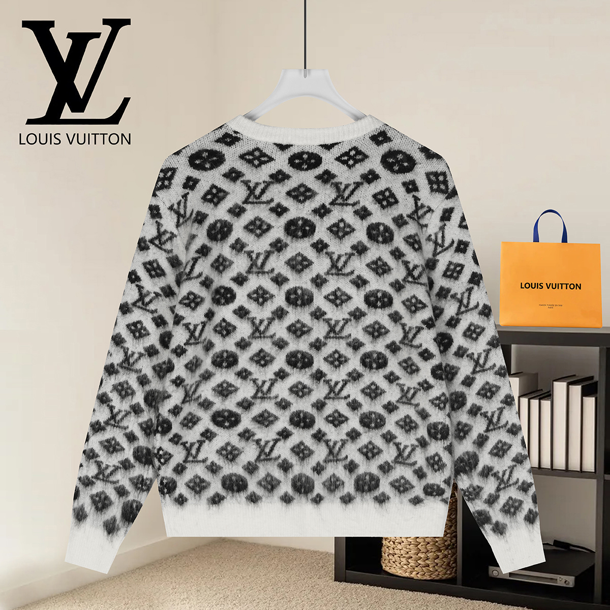 Cheap Louis Vuitton  Sweaters for Men in 223165, $50 USD- [IB223165] - Replica Louis Vuitton  Sweaters for Men