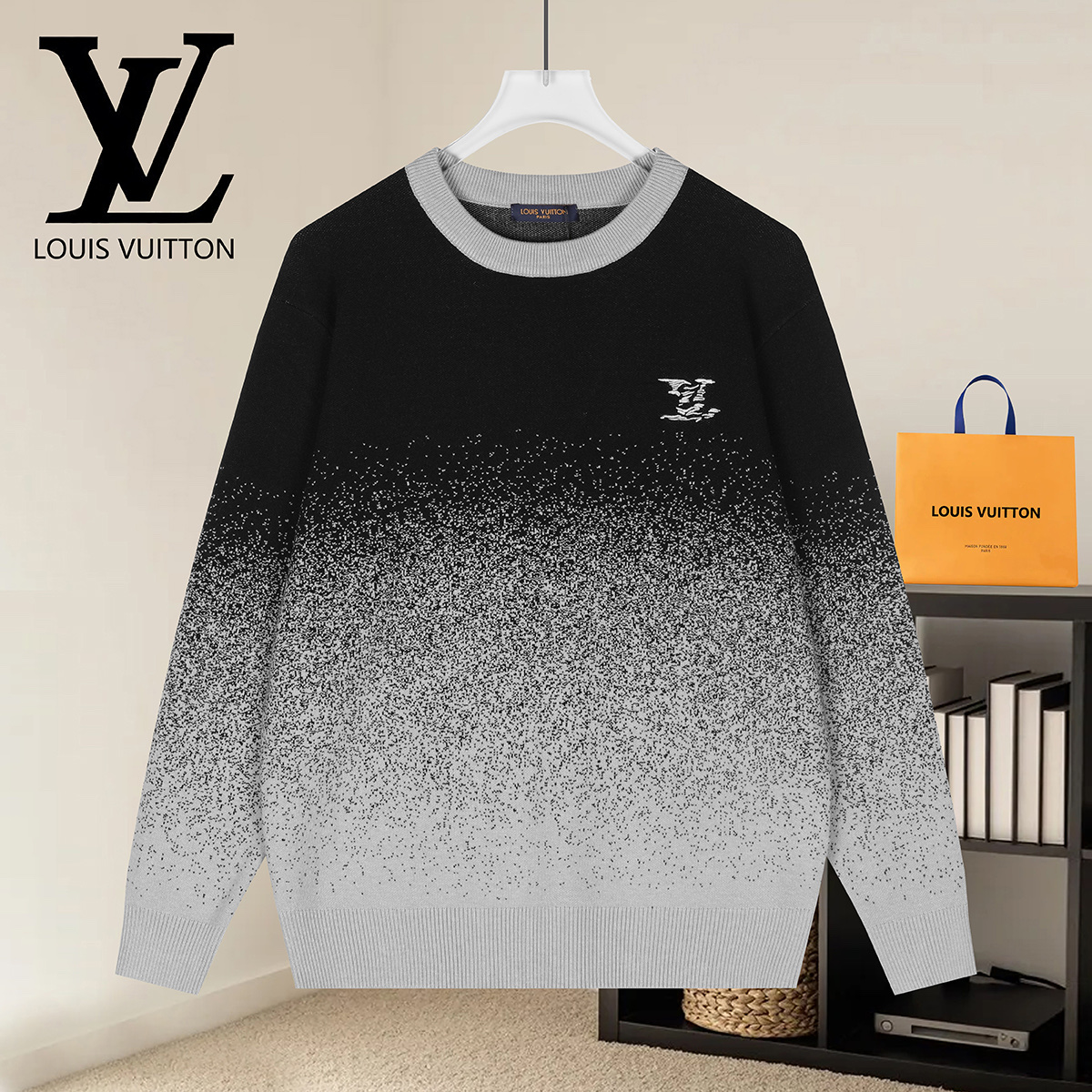 Cheap Louis Vuitton  Sweaters for Men in 223167, $50 USD- [IB223167] - Replica Louis Vuitton  Sweaters for Men