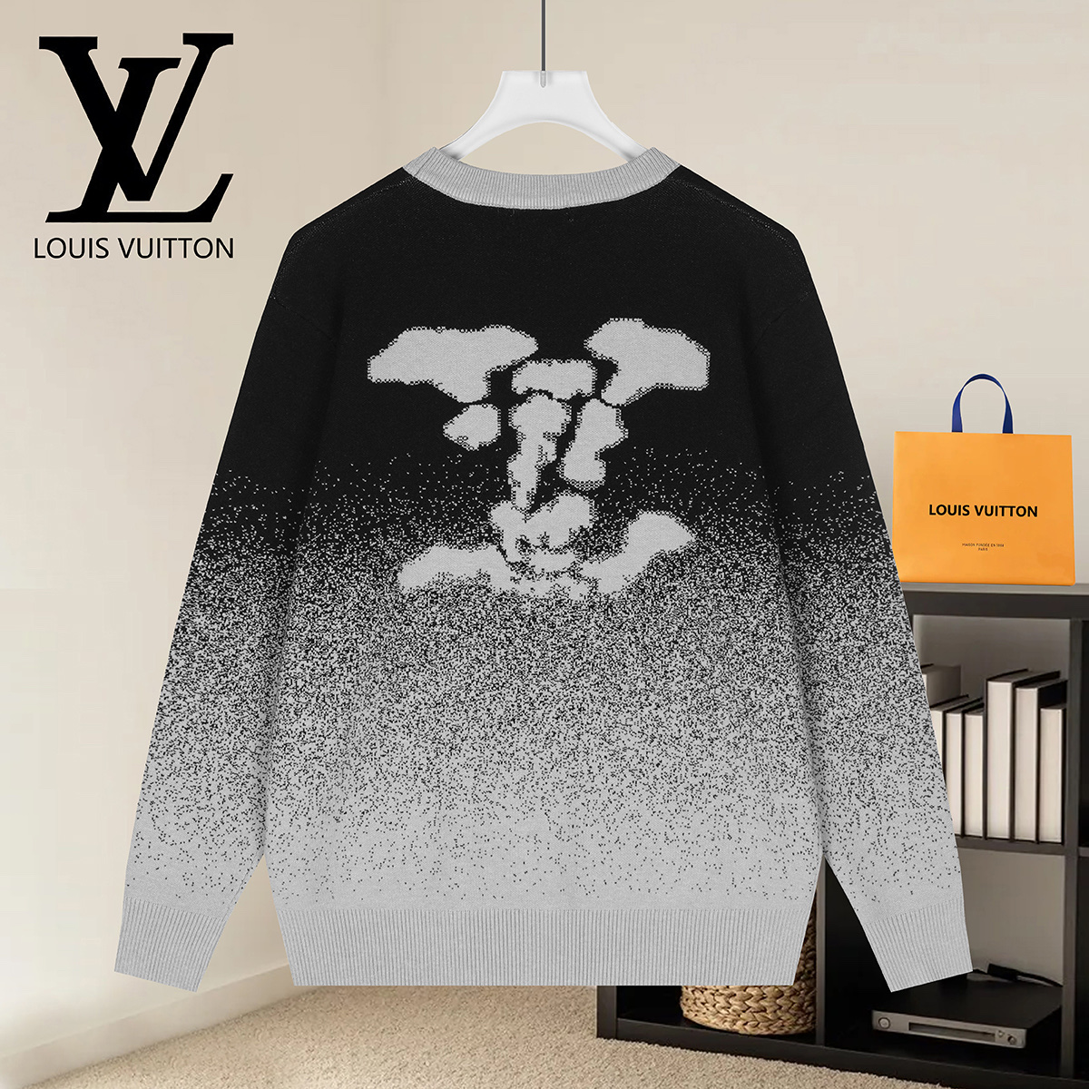 Cheap Louis Vuitton  Sweaters for Men in 223167, $50 USD- [IB223167] - Replica Louis Vuitton  Sweaters for Men