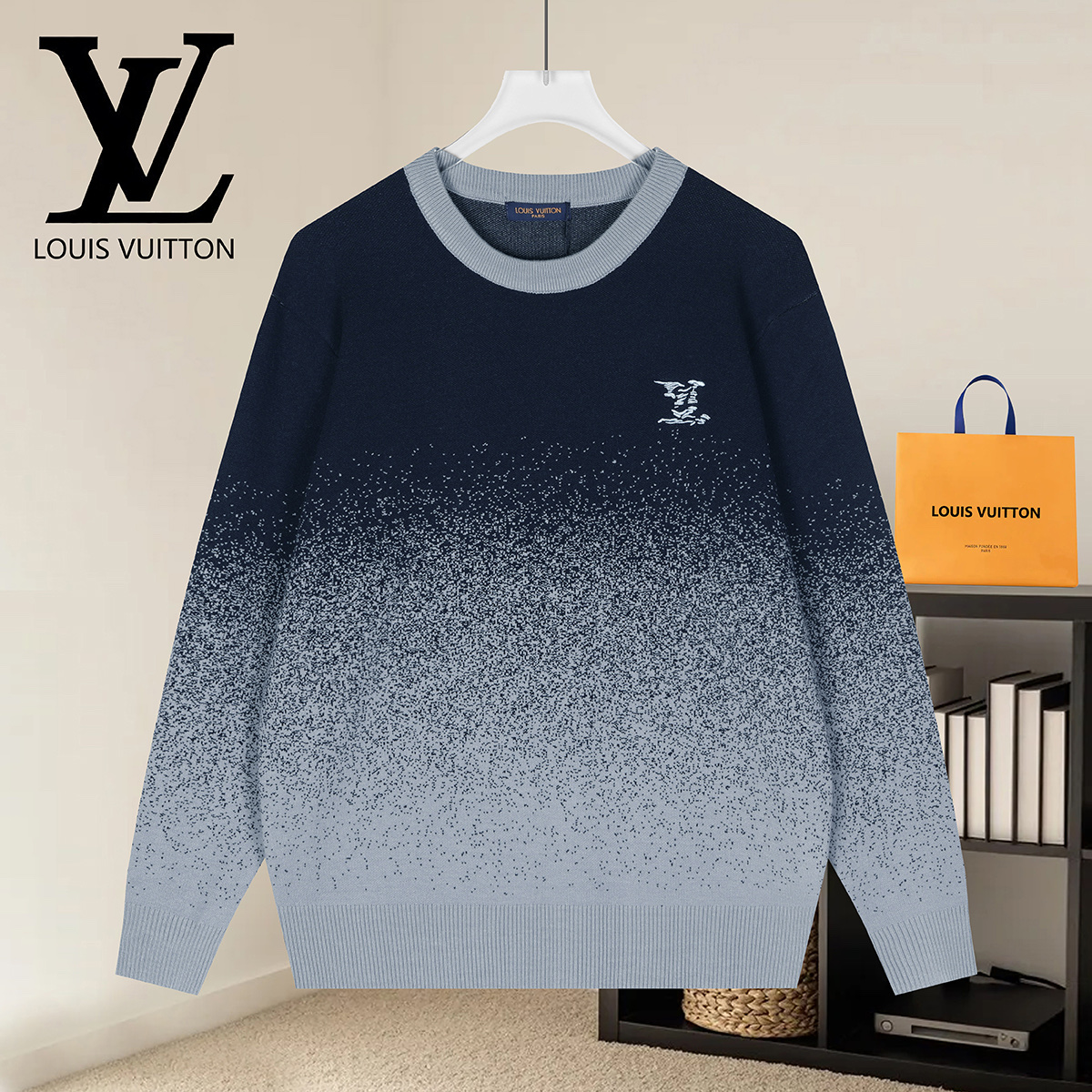 Cheap Louis Vuitton  Sweaters for Men in 223168, $50 USD- [IB223168] - Replica Louis Vuitton  Sweaters for Men