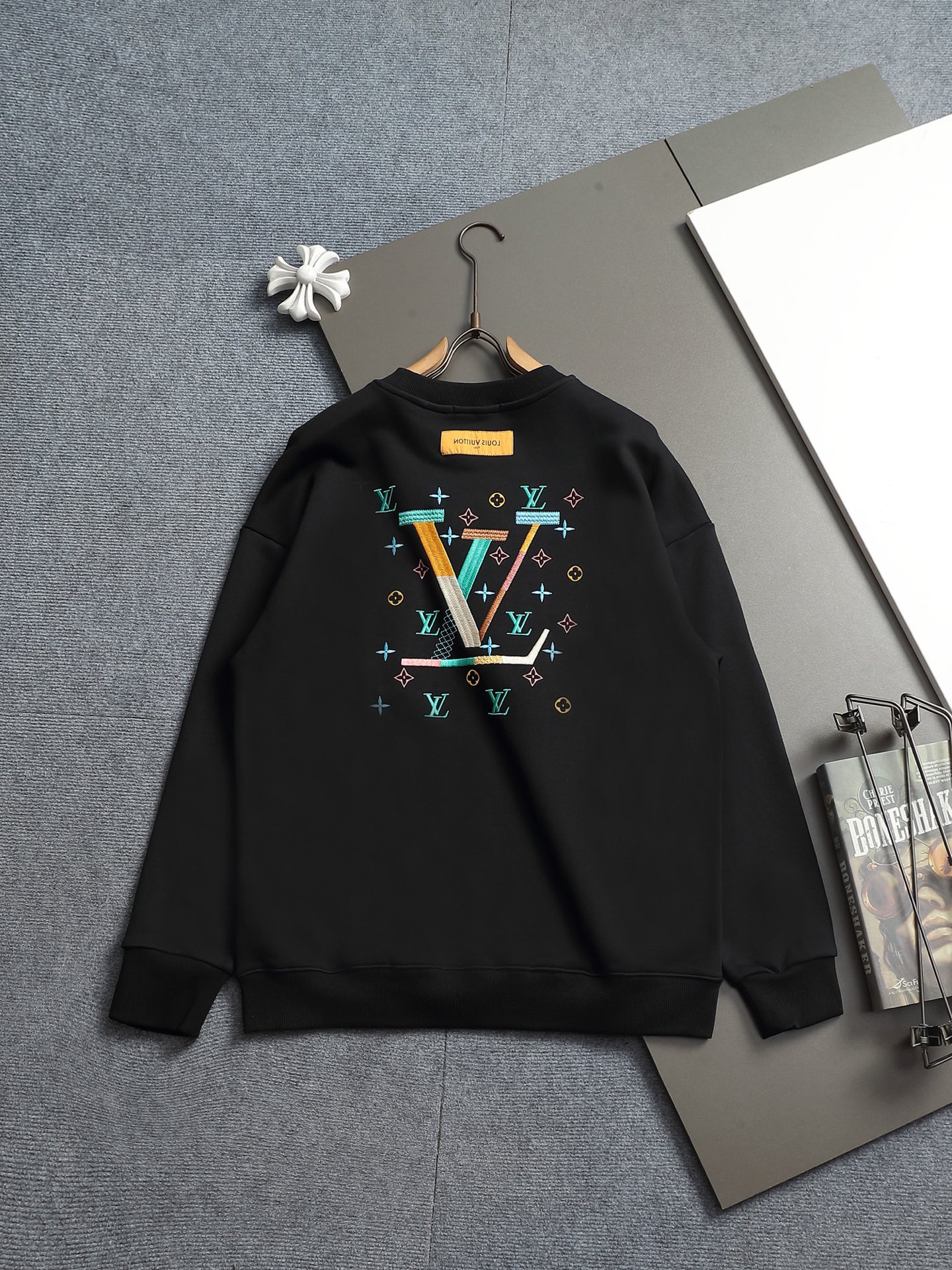 Cheap Louis Vuitton Hoodies for Men in 223185, $50 USD- [IB223185] - Replica Louis Vuitton Hoodies for Men