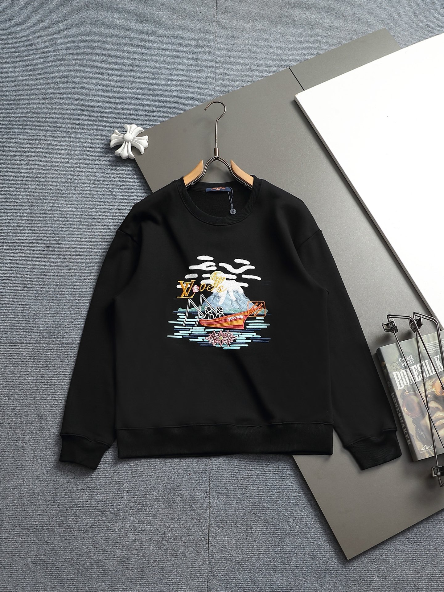 Cheap Louis Vuitton Hoodies for Men in 223187, $50 USD- [IB223187] - Replica Louis Vuitton Hoodies for Men