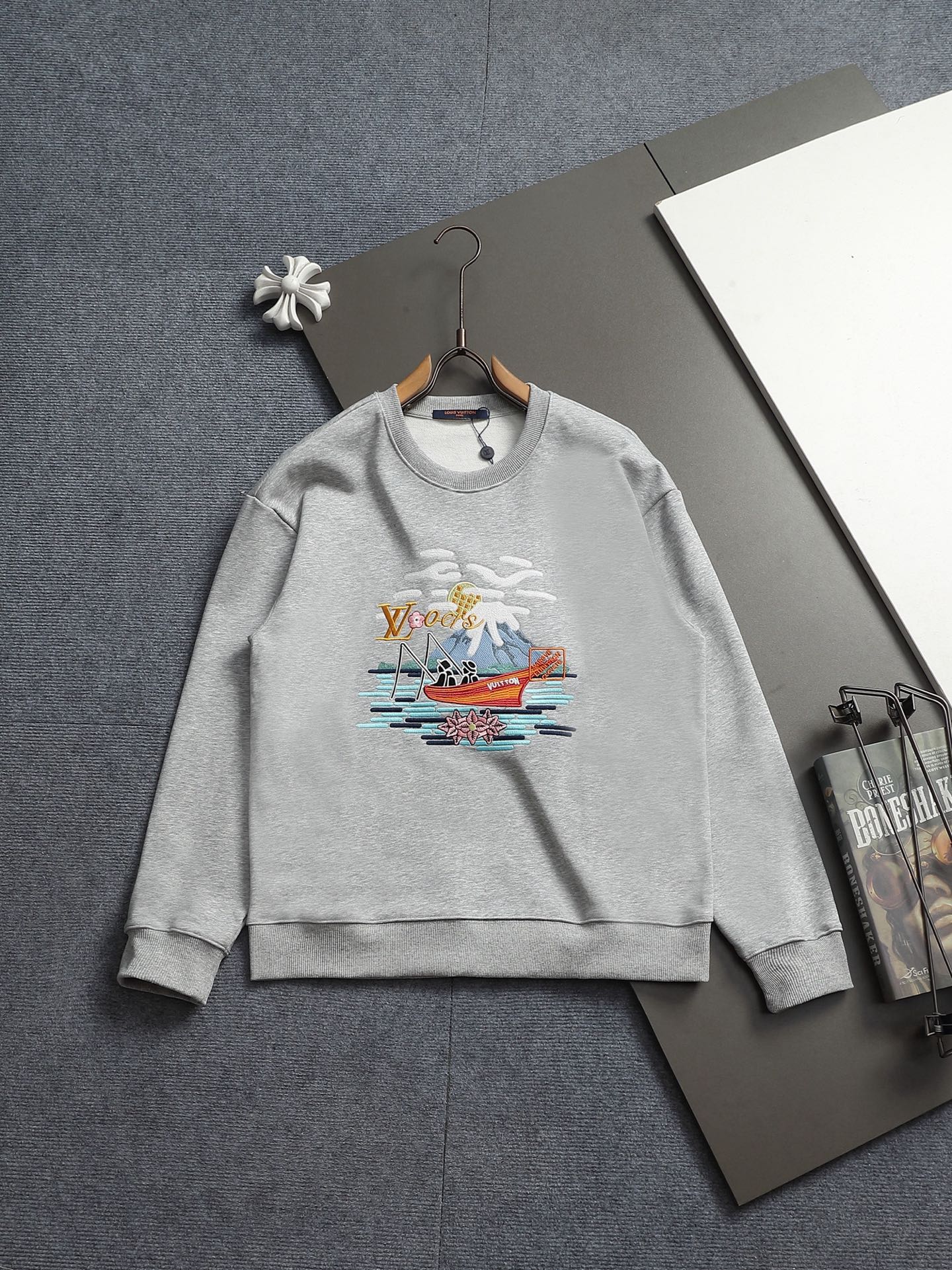 Cheap Louis Vuitton Hoodies for Men in 223188, $50 USD- [IB223188] - Replica Louis Vuitton Hoodies for Men