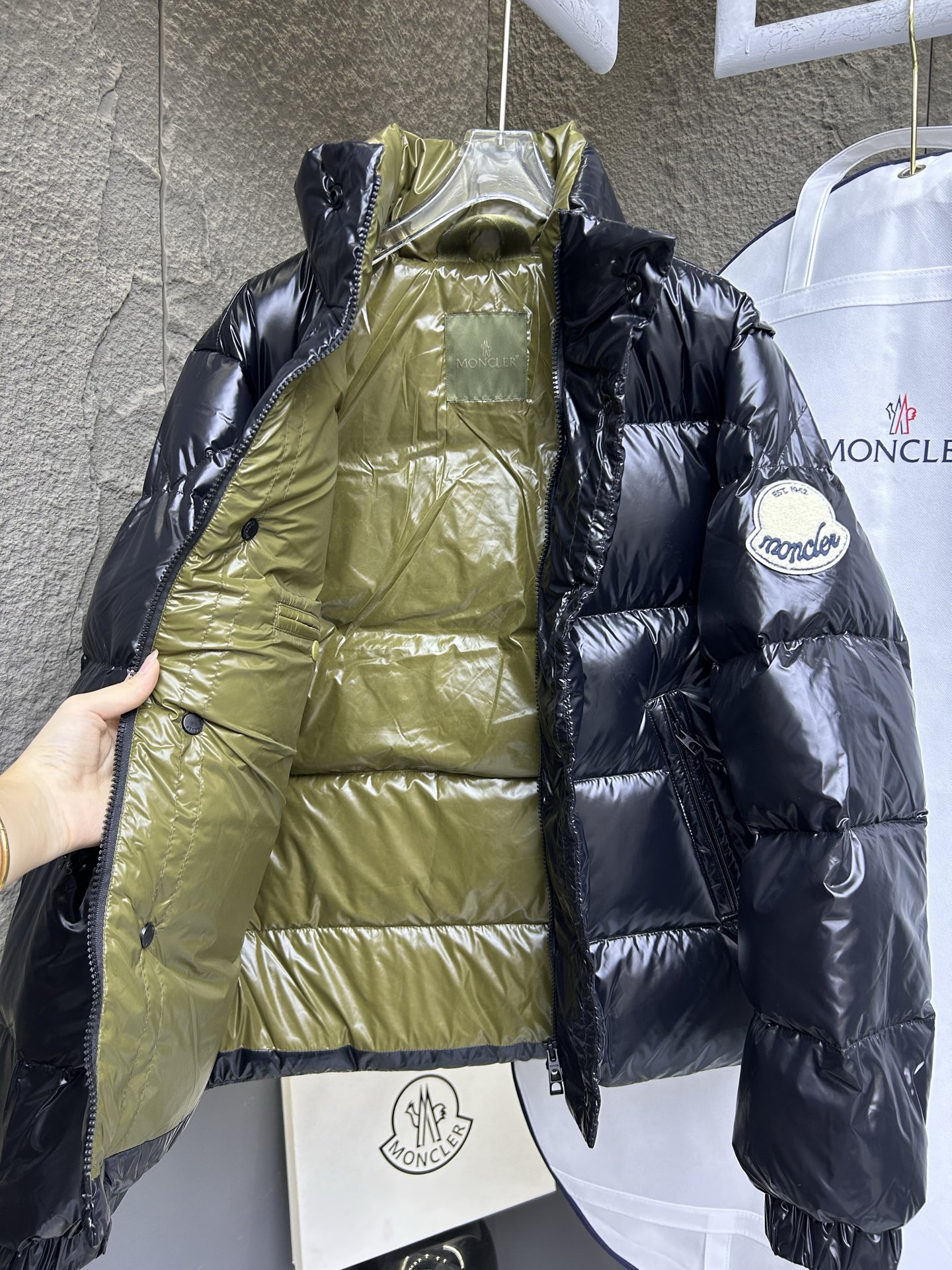 Cheap Moncle Thick Coats For Men in 223247, $150 USD- [IB223247] - Replica Moncle Thick Coats For Men