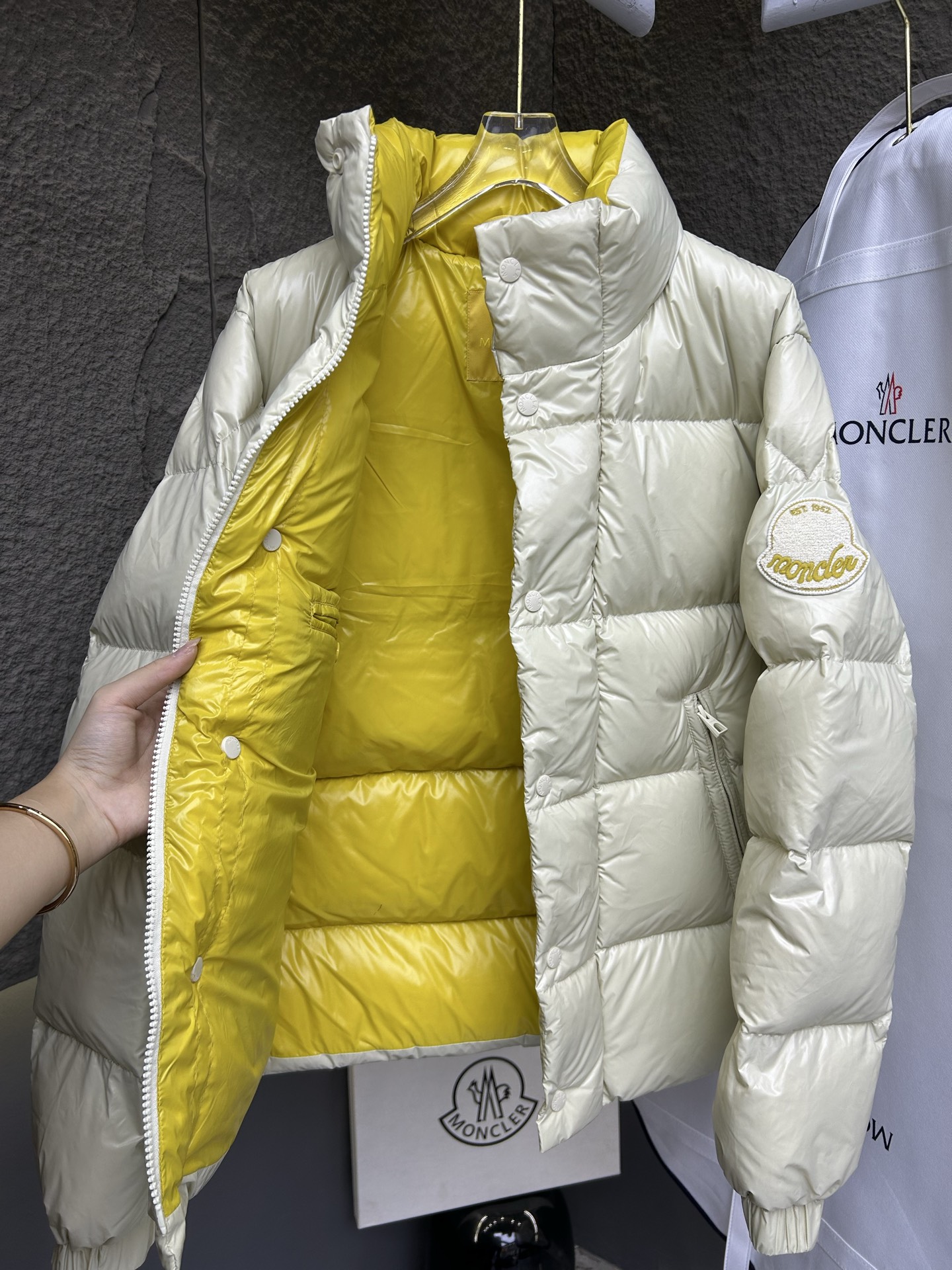 Cheap Moncle Thick Coats For Men in 223248, $150 USD- [IB223248] - Replica Moncle Thick Coats For Men