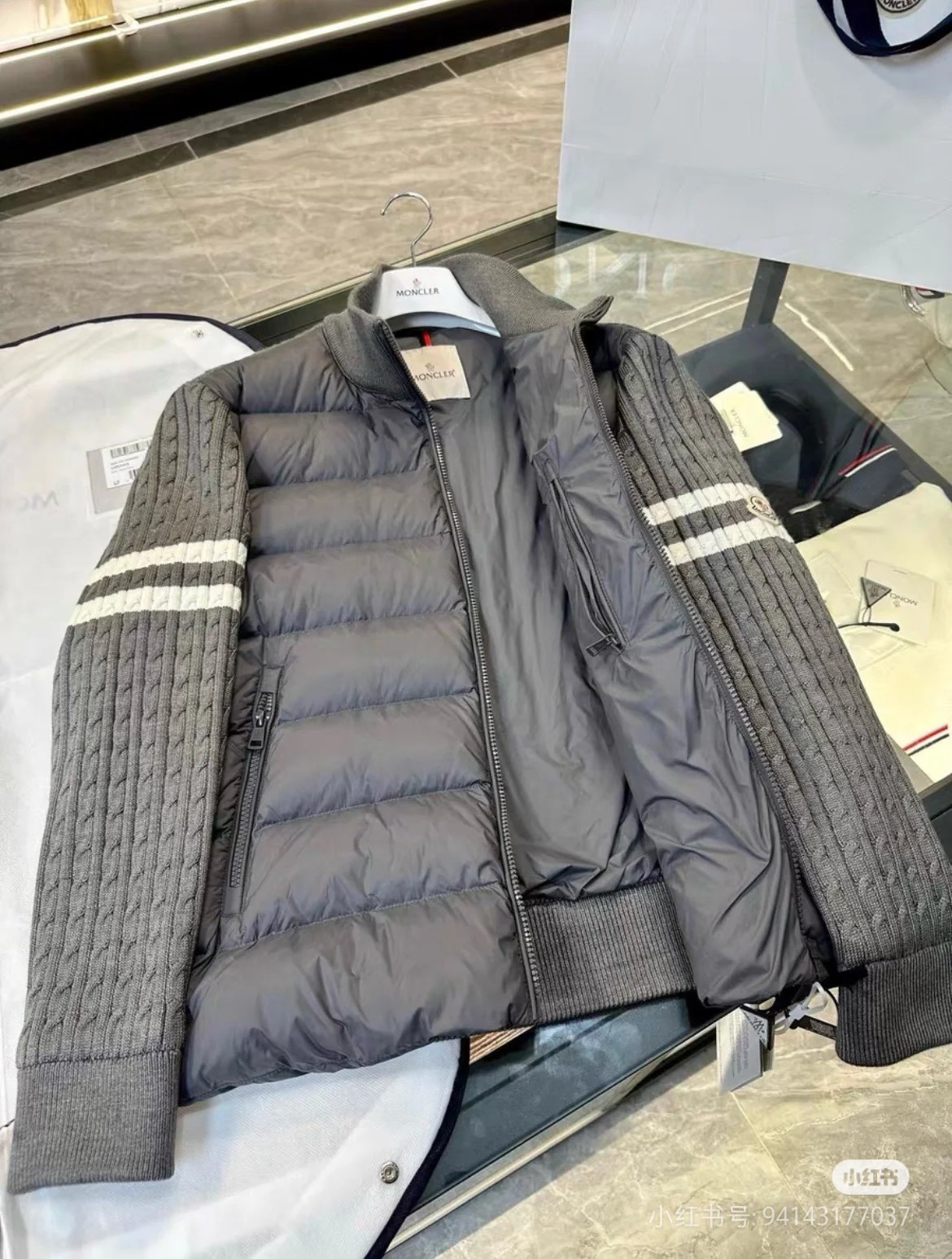 Cheap Moncle Thick Coats For Men in 223270, $135 USD- [IB223270] - Replica Moncle Thick Coats For Men