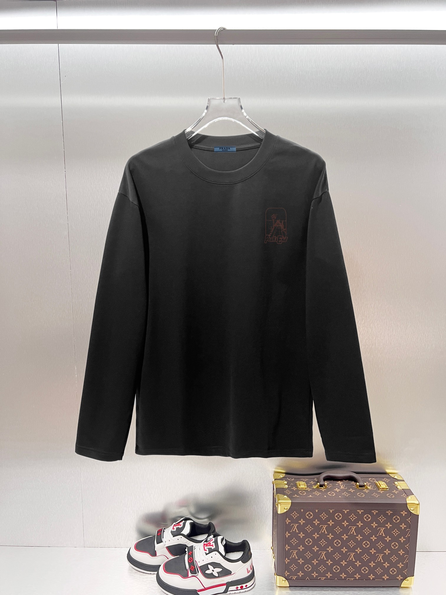 Cheap Prade Long-Sleeved T-Shirts for Men in 223568, $35 USD- [IB223568] - Replica Prade Long-Sleeved T-Shirts for Men