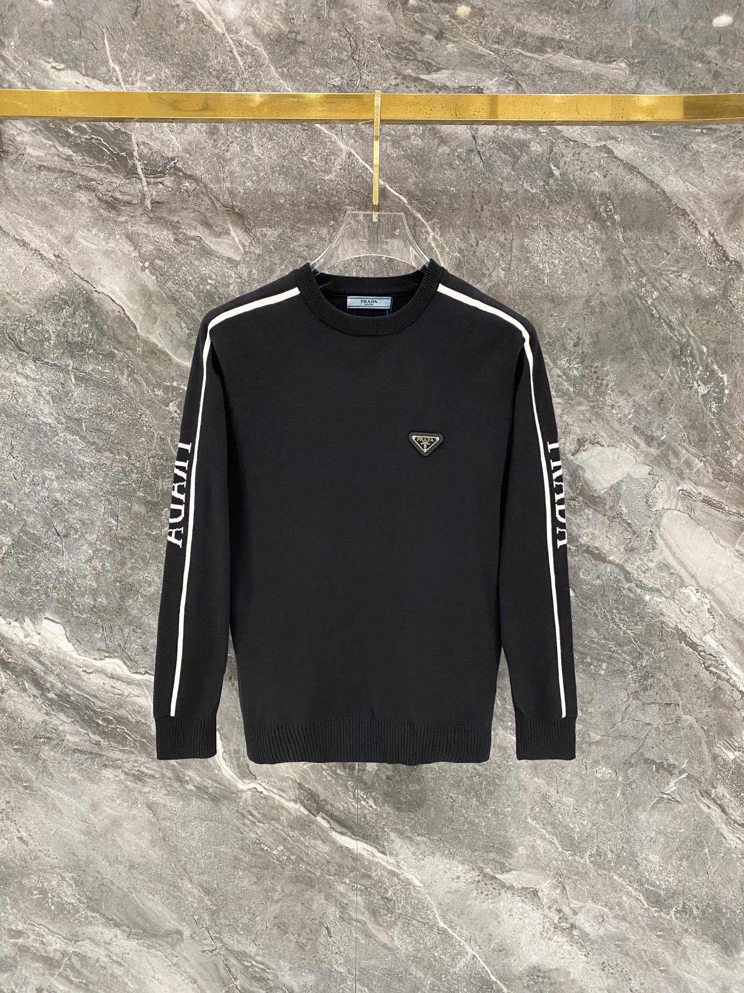 Cheap Prado Sweaters for Men in 223610, $55 USD- [IB223610] - Replica Prado Sweaters for Men