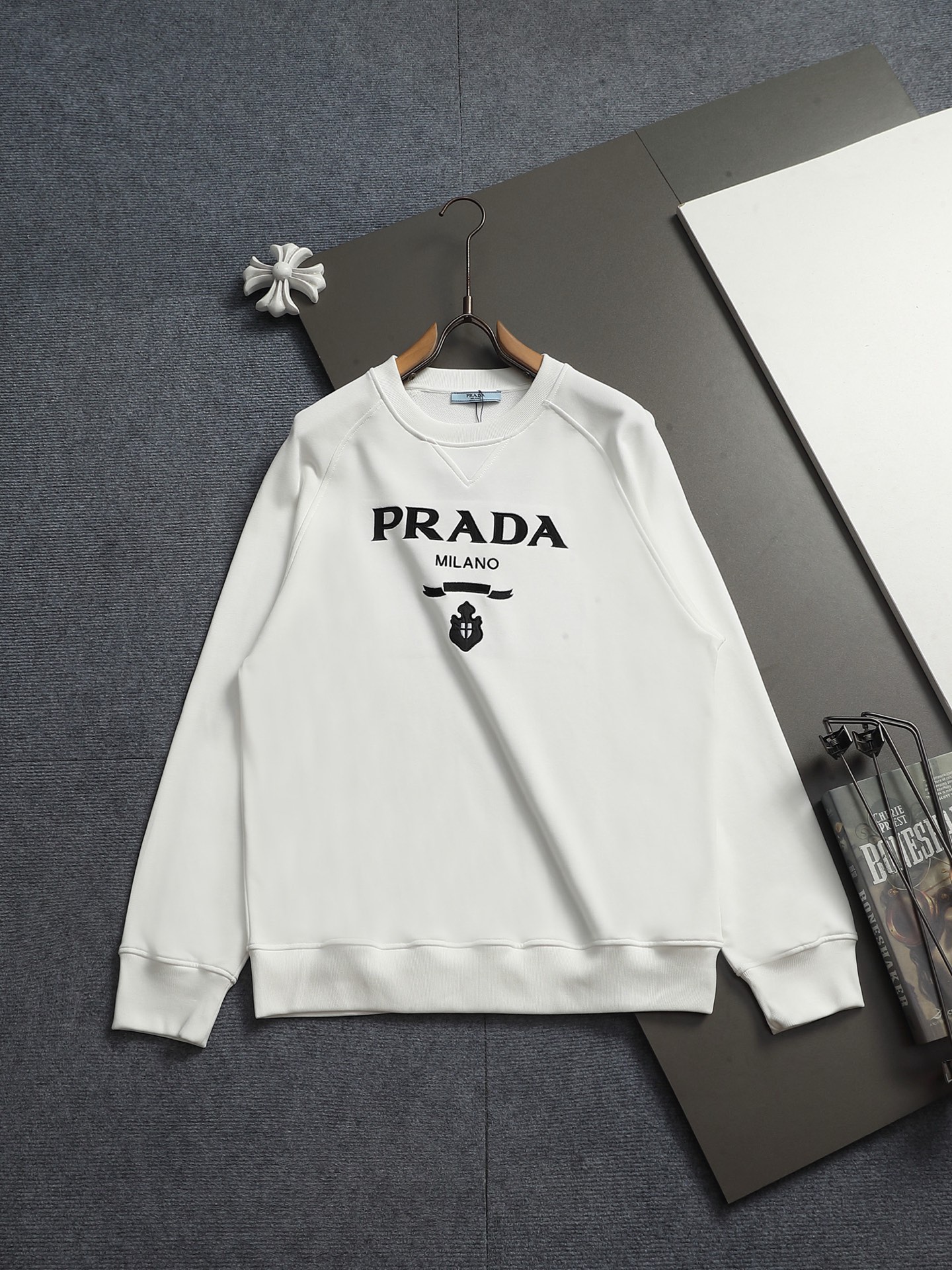 Cheap Prado Hoodies in 223637, $45 USD- [IB223637] - Replica Prado Hoodies
