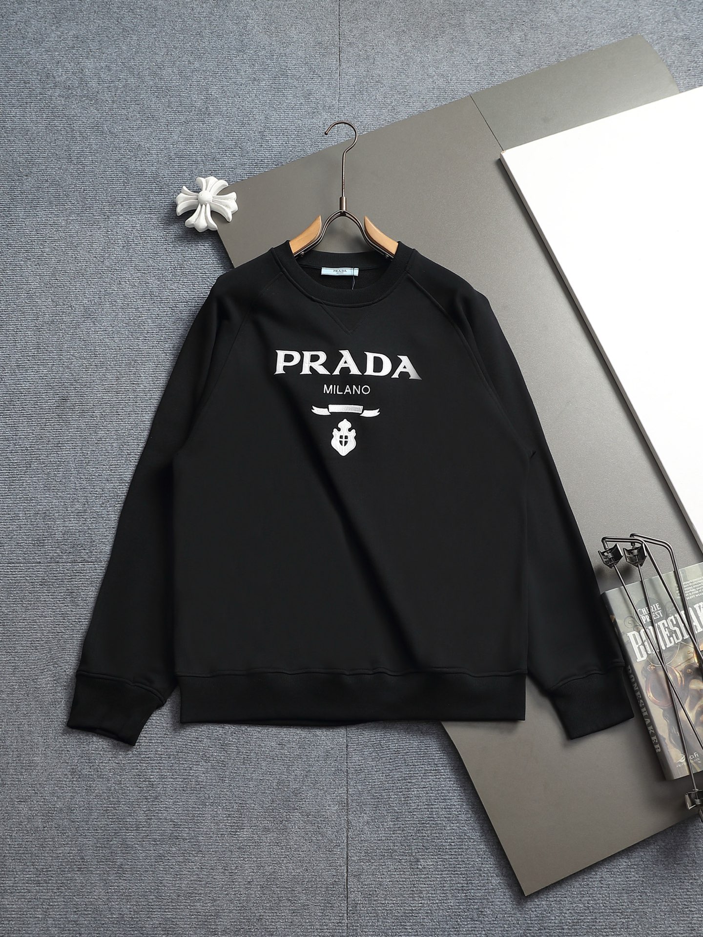 Cheap Prado Hoodies in 223638, $45 USD- [IB223638] - Replica Prado Hoodies