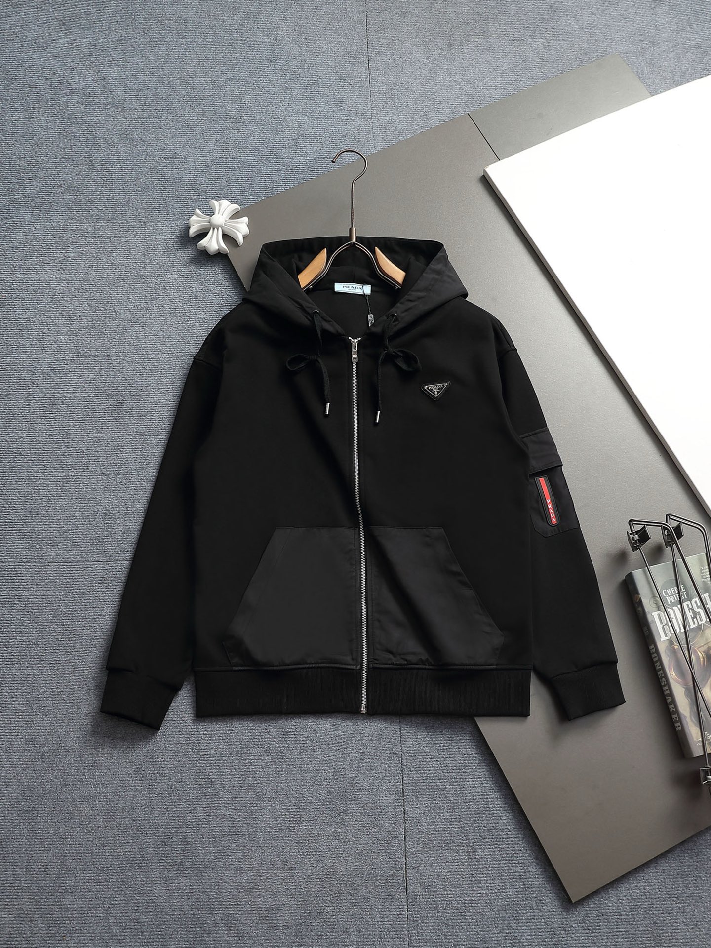 Cheap Prado Hoodies in 223639, $45 USD- [IB223639] - Replica Prado Hoodies