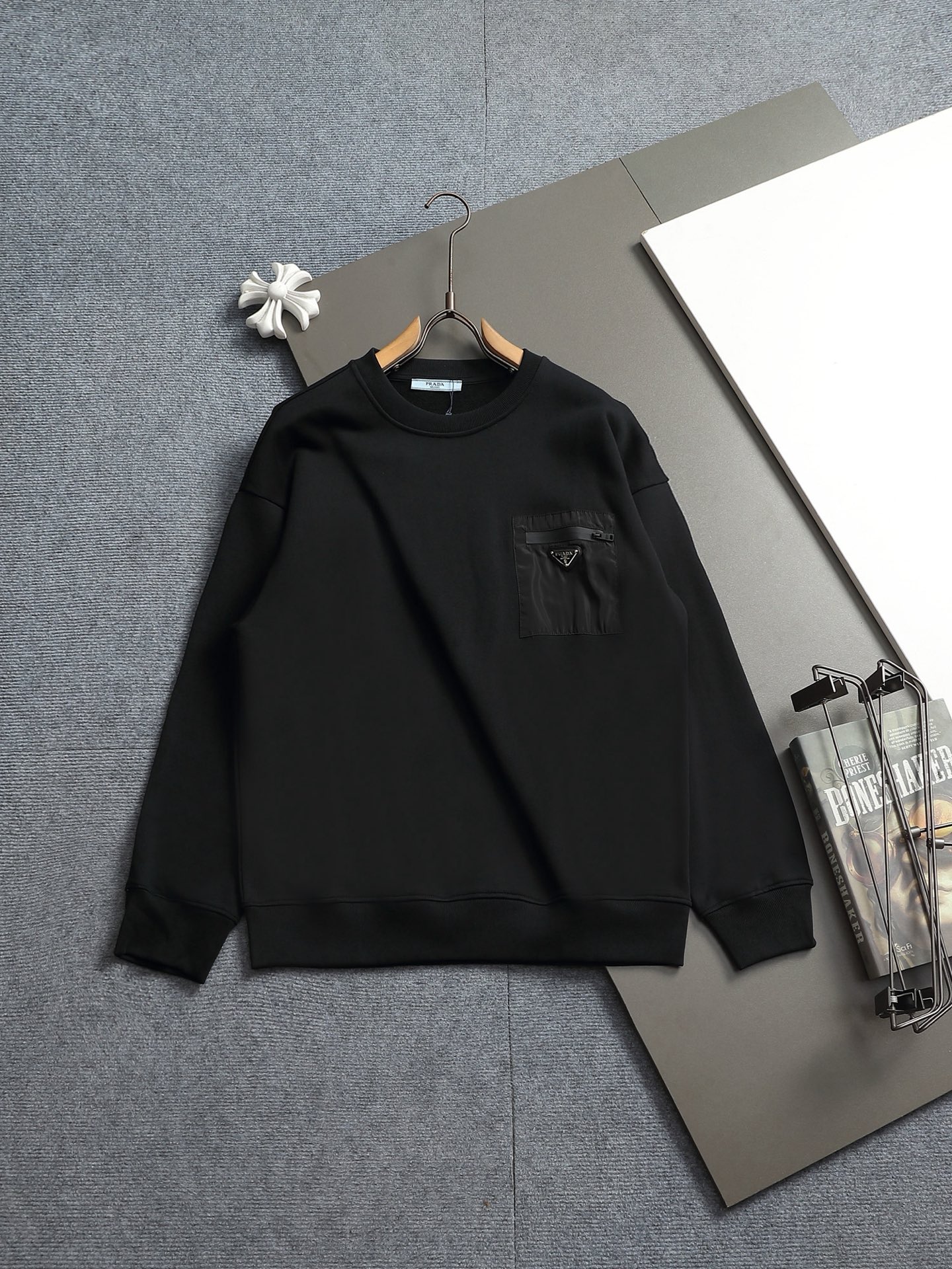 Cheap Prado Hoodies in 223653, $45 USD- [IB223653] - Replica Prado Hoodies