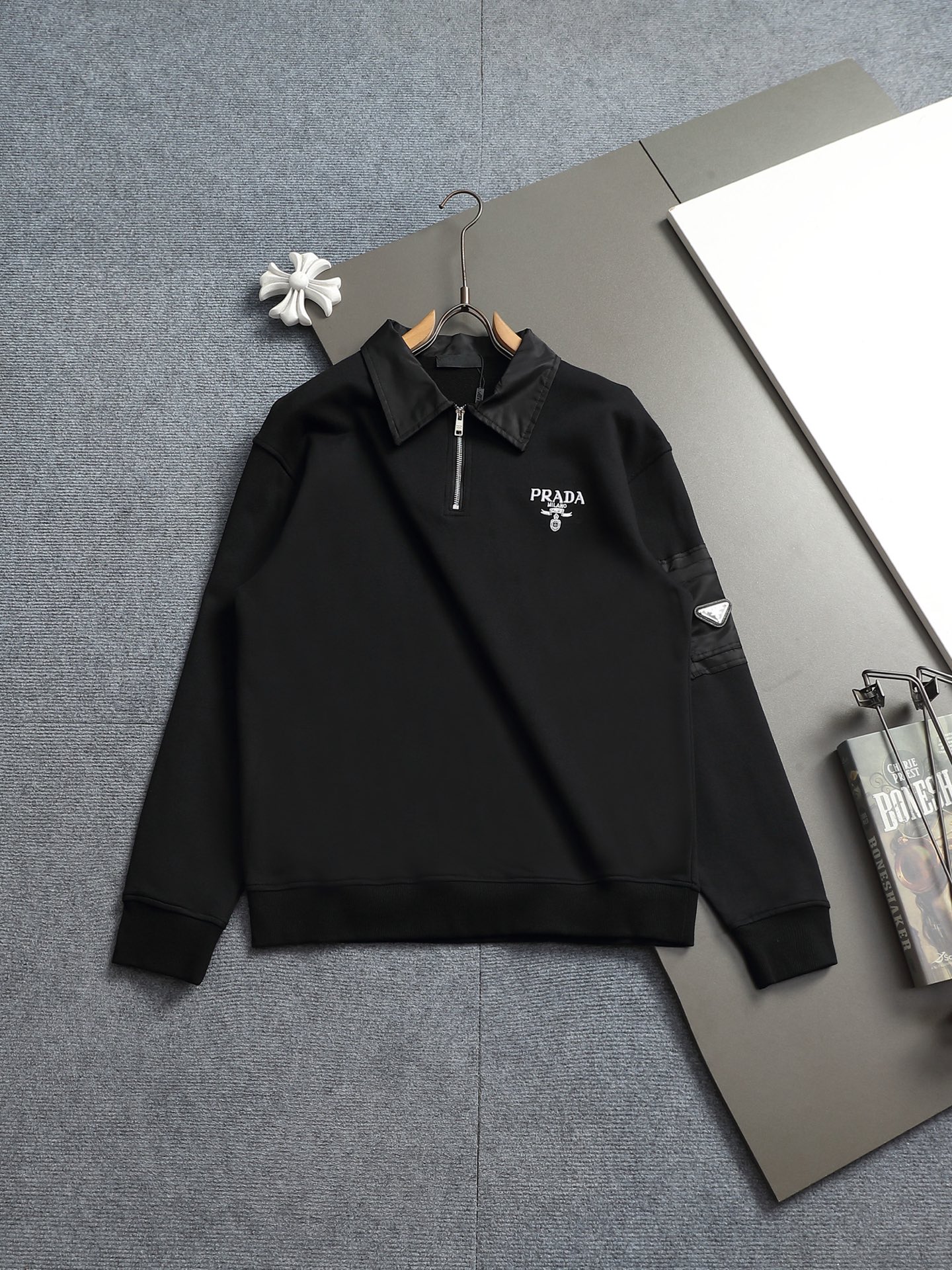 Cheap Prado Hoodies in 223654, $45 USD- [IB223654] - Replica Prado Hoodies