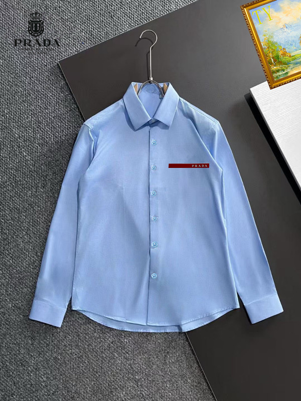 Cheap Proda Long-Sleeved Polo Shirts for Men in 223740, $45 USD- [IB223740] - Replica Proda Long-Sleeved Polo Shirts for Men