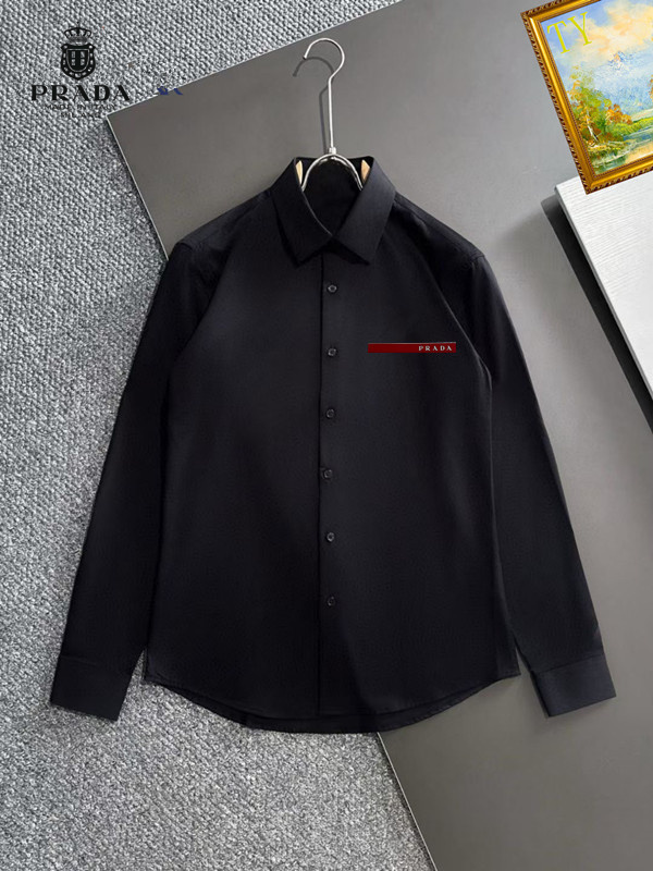 Cheap Proda Long-Sleeved Polo Shirts for Men in 223741, $45 USD- [IB223741] - Replica Proda Long-Sleeved Polo Shirts for Men