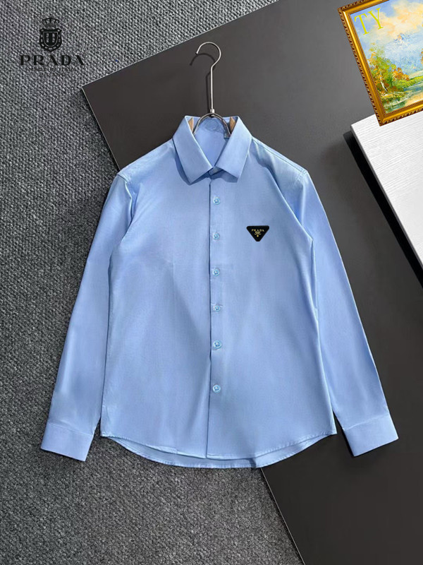 Cheap Proda Long-Sleeved Polo Shirts for Men in 223743, $45 USD- [IB223743] - Replica Proda Long-Sleeved Polo Shirts for Men