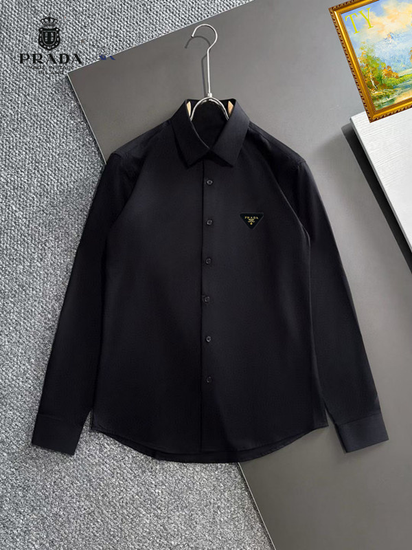 Cheap Proda Long-Sleeved Polo Shirts for Men in 223744, $45 USD- [IB223744] - Replica Proda Long-Sleeved Polo Shirts for Men